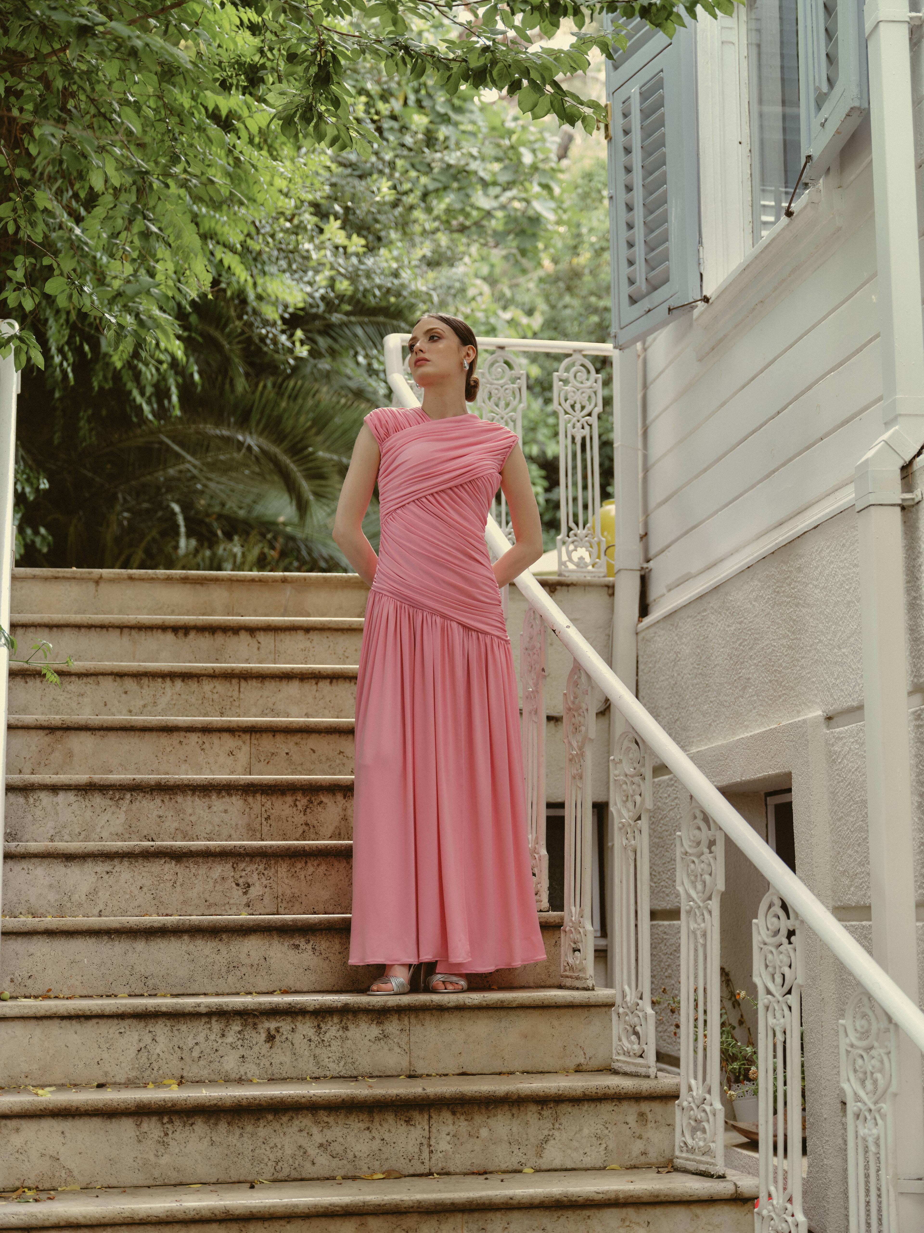 Pink Rose Dress