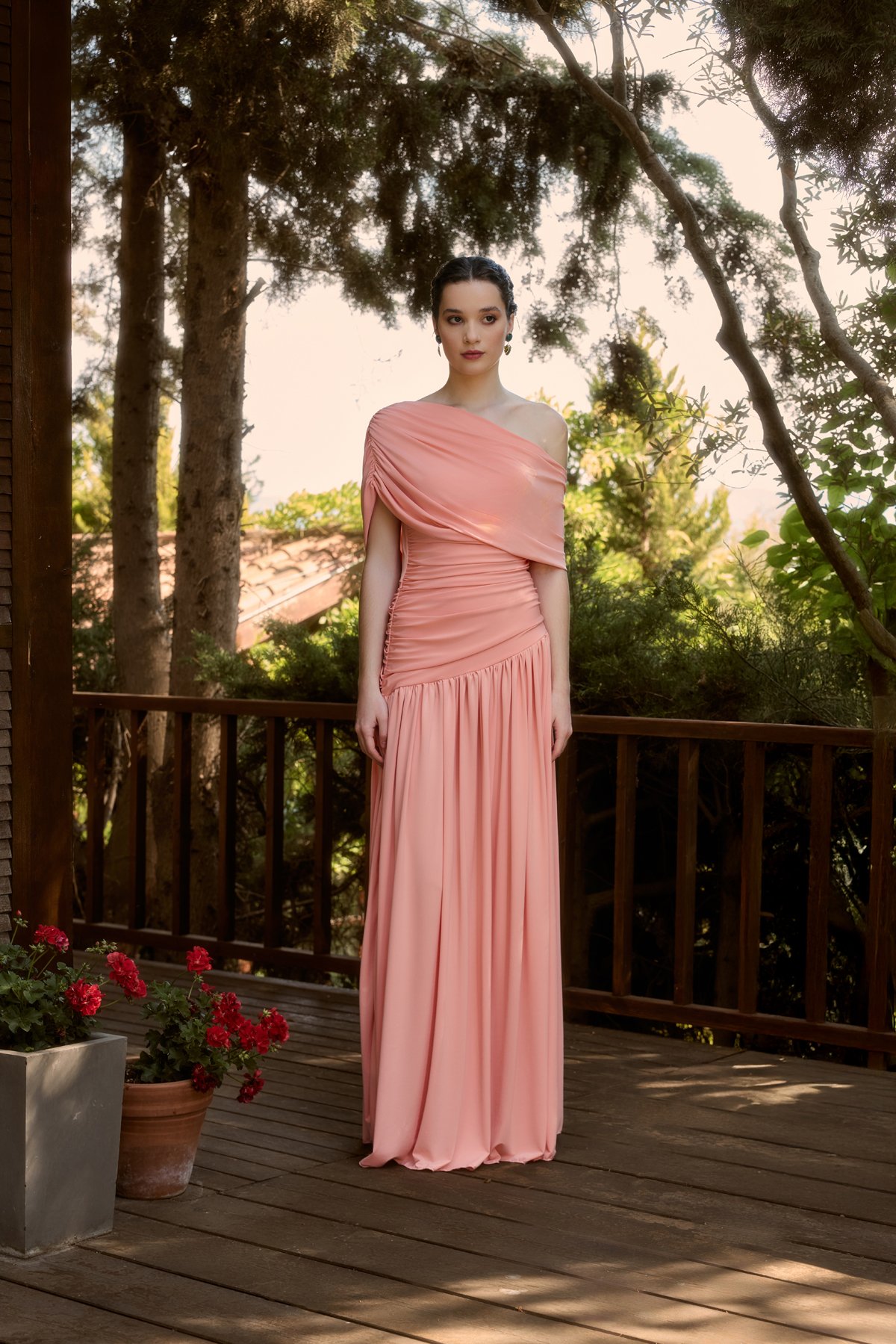 HERA UZUN DRAPE  ELBİSE 