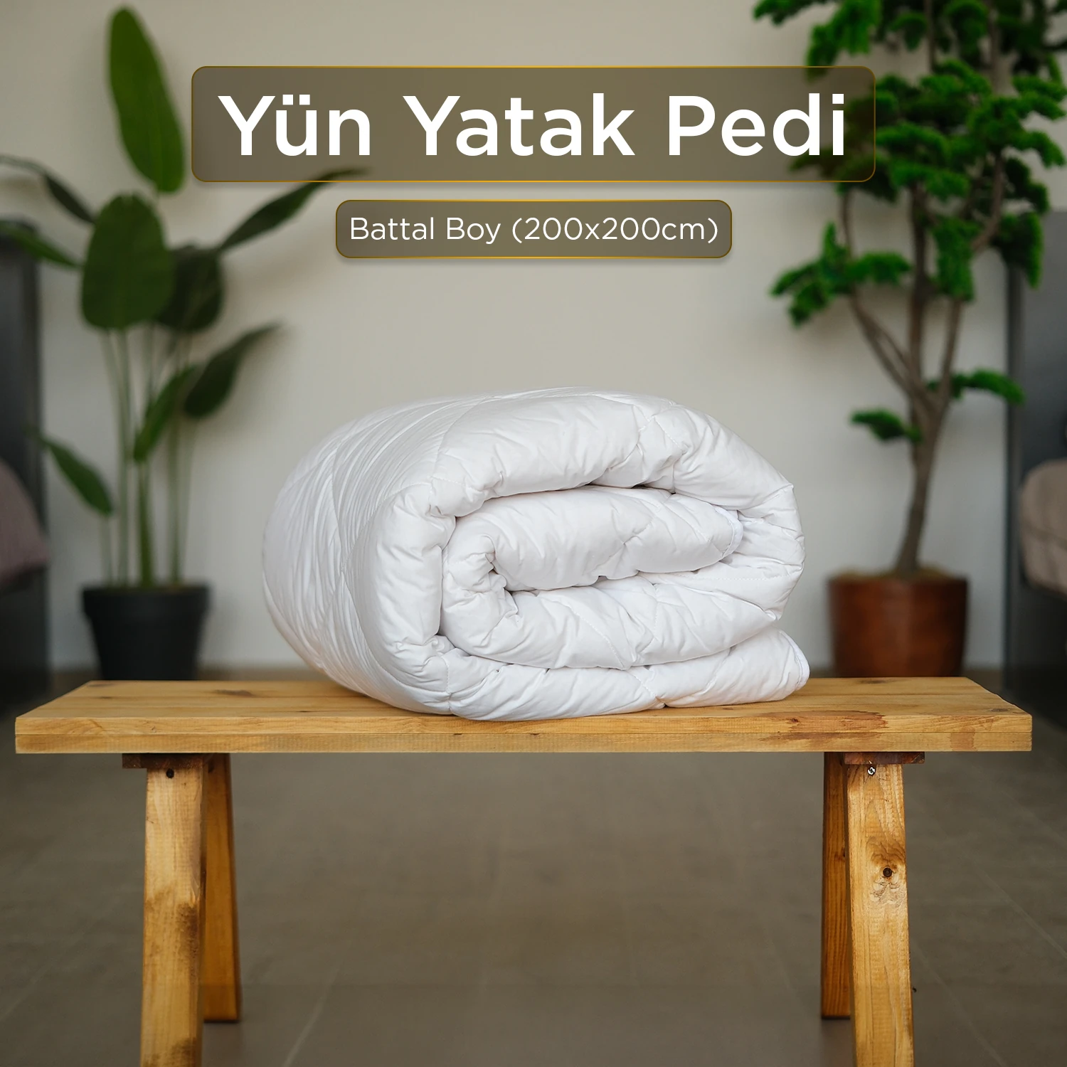 Battal Boy Yün Yatak Pedi