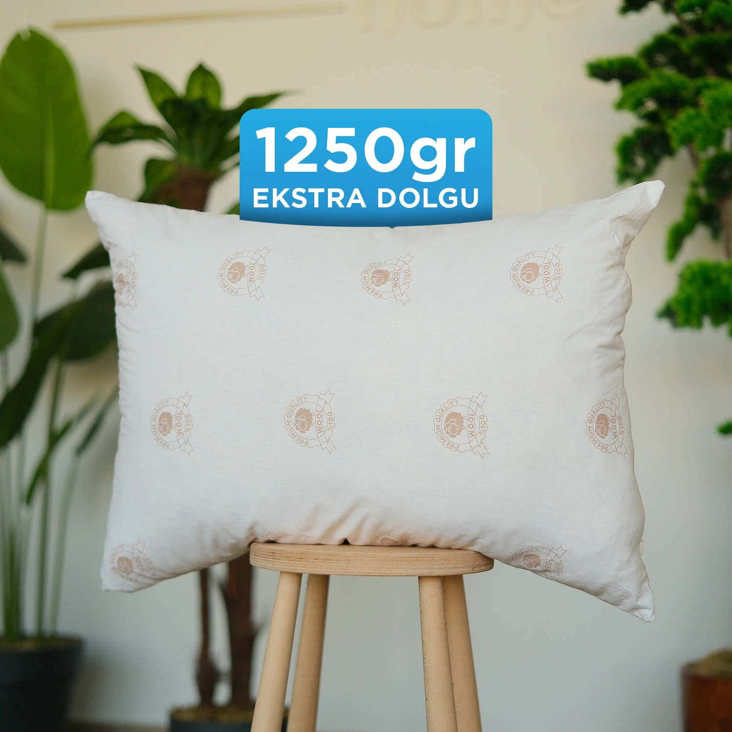 Premium 1250 gr Yün Yastık