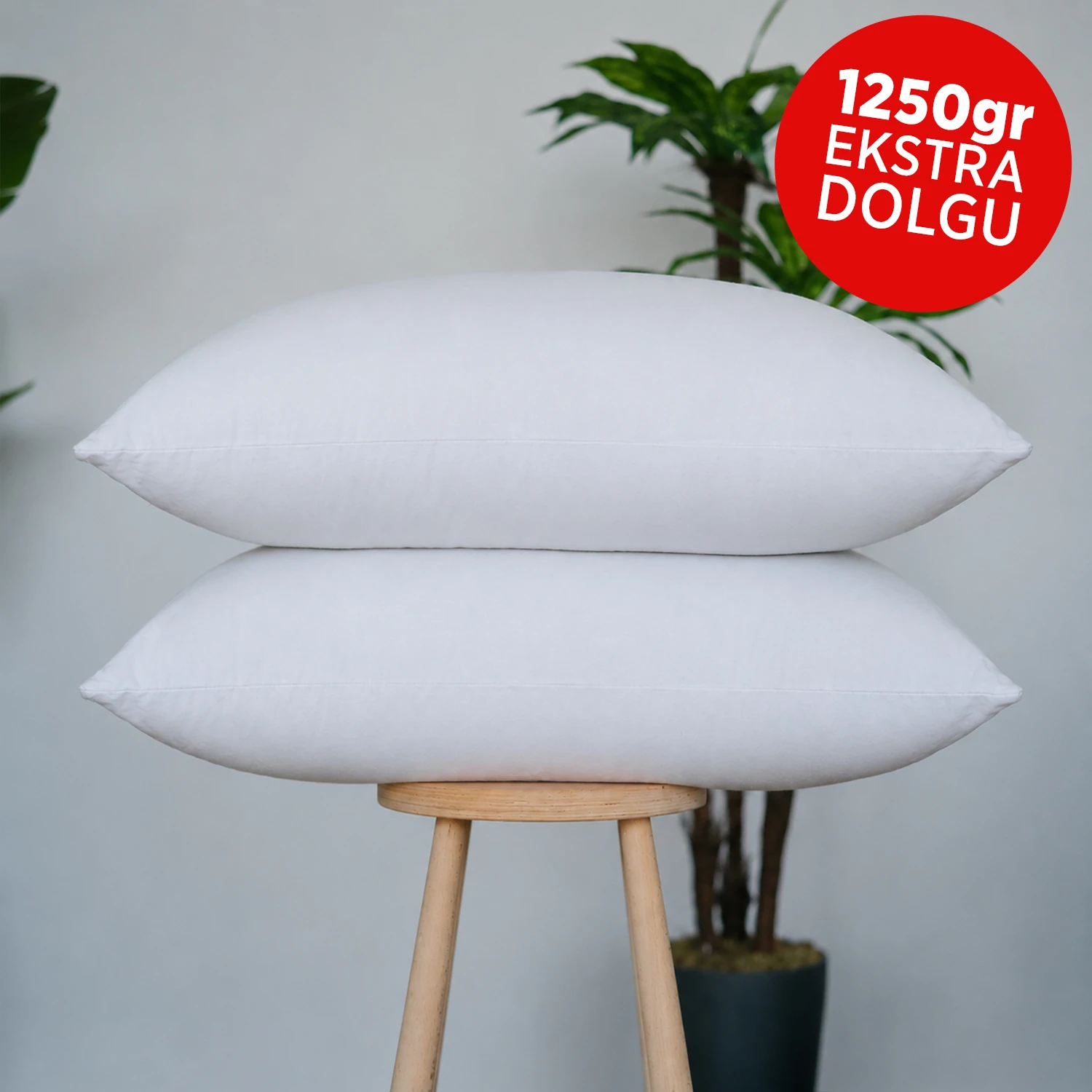 100 Doğal Merinos Kuzu Yünü Yastık 1250 gr 3 Adet | Özyurtlar Home