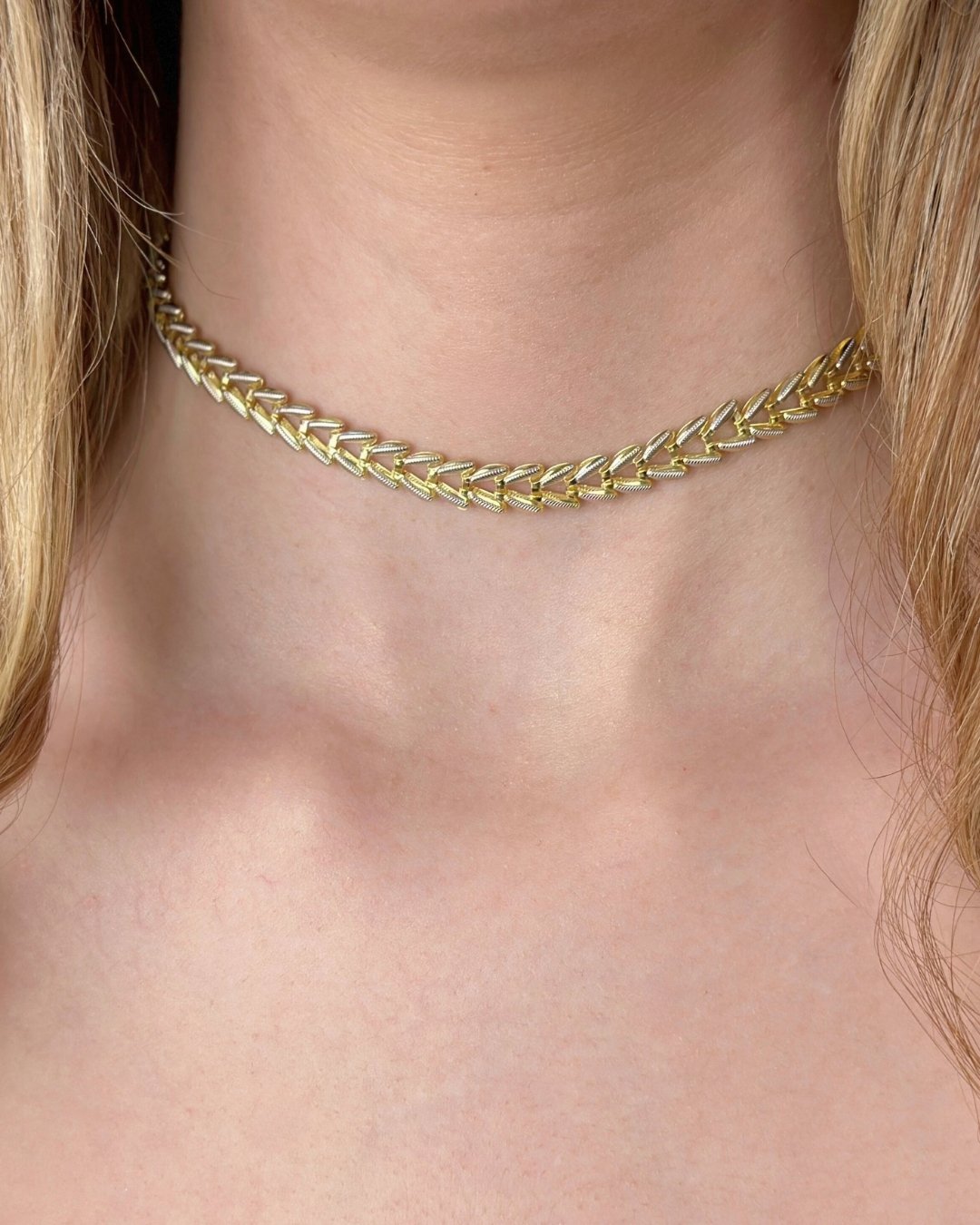 Altın Sarmaşık Choker
