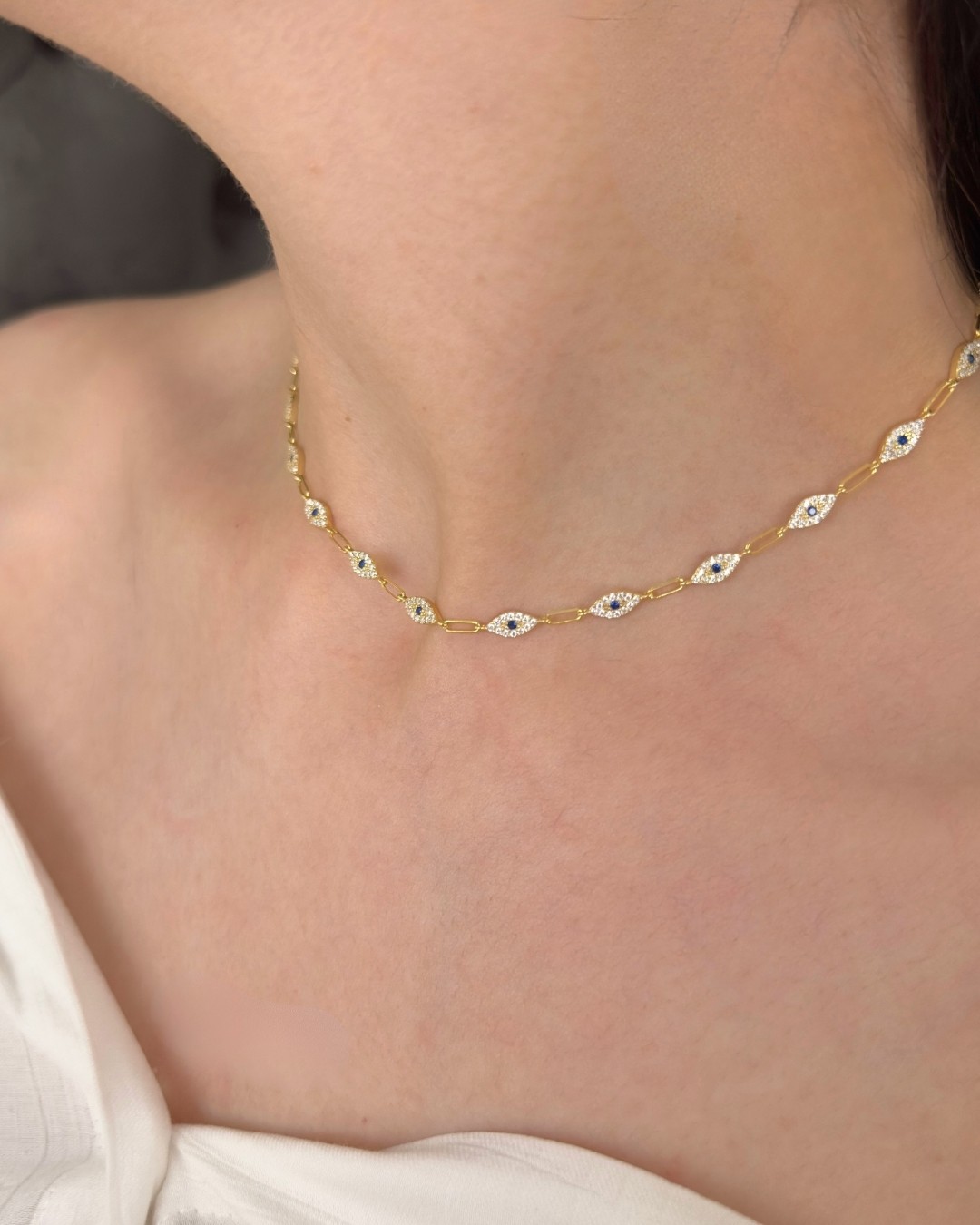 Nazar Boncuklu Choker
