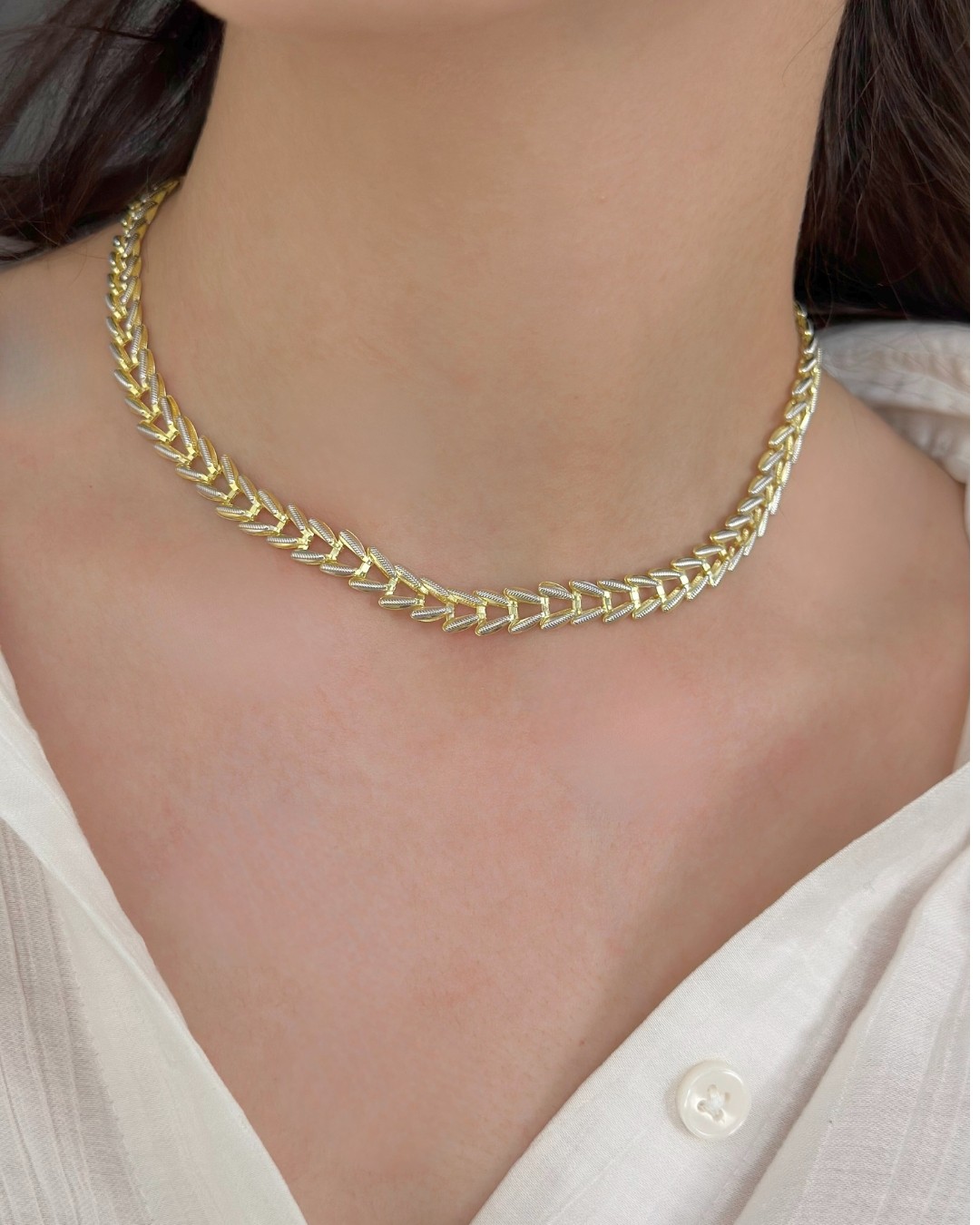 Altın Sarmaşık Choker