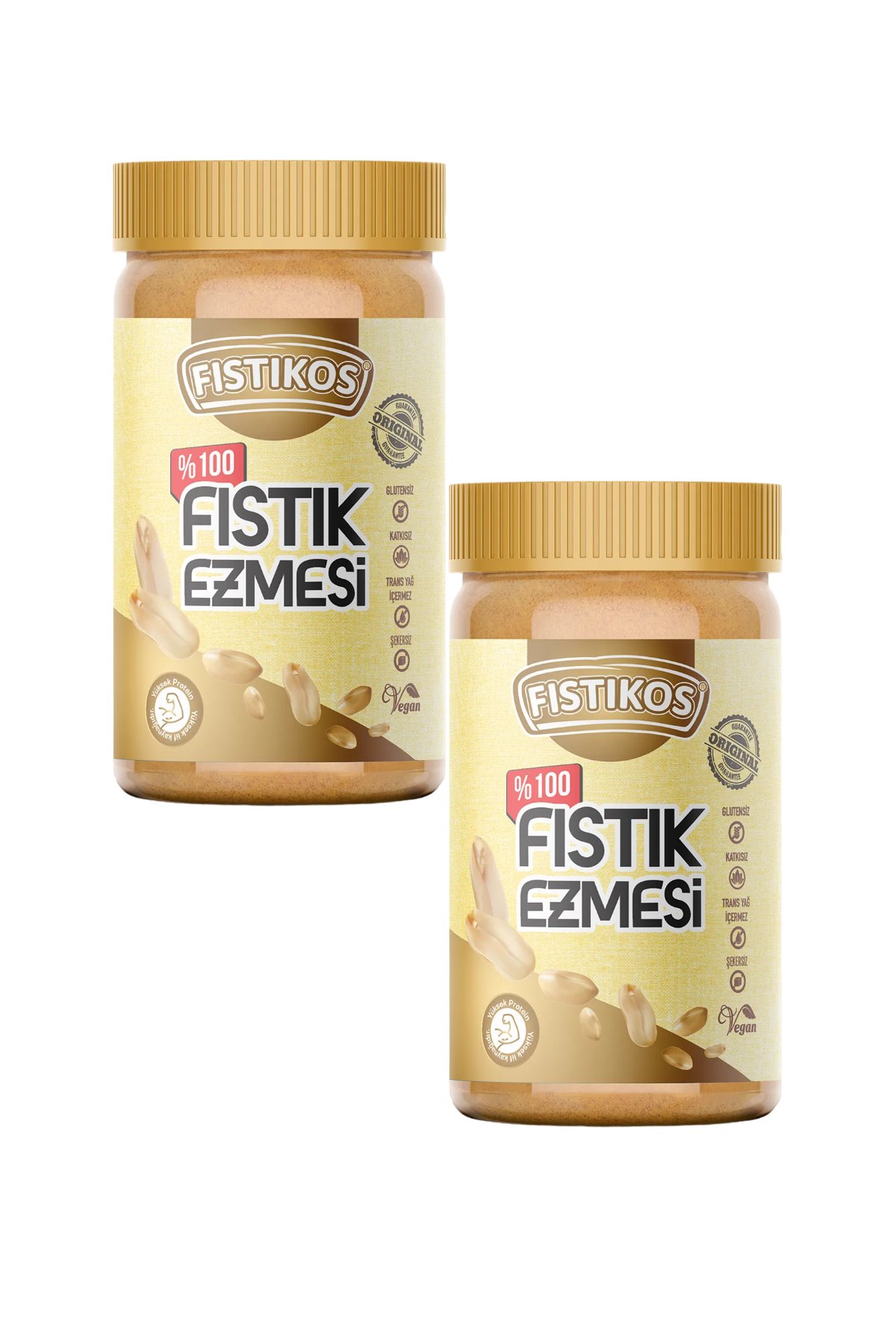 Fıstıkos Şekersiz Yer Fıstığı Ezmesi 1.3 KG