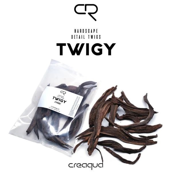 Creaqua Twigy Dark Mini Black Flame Doğal Ağaç