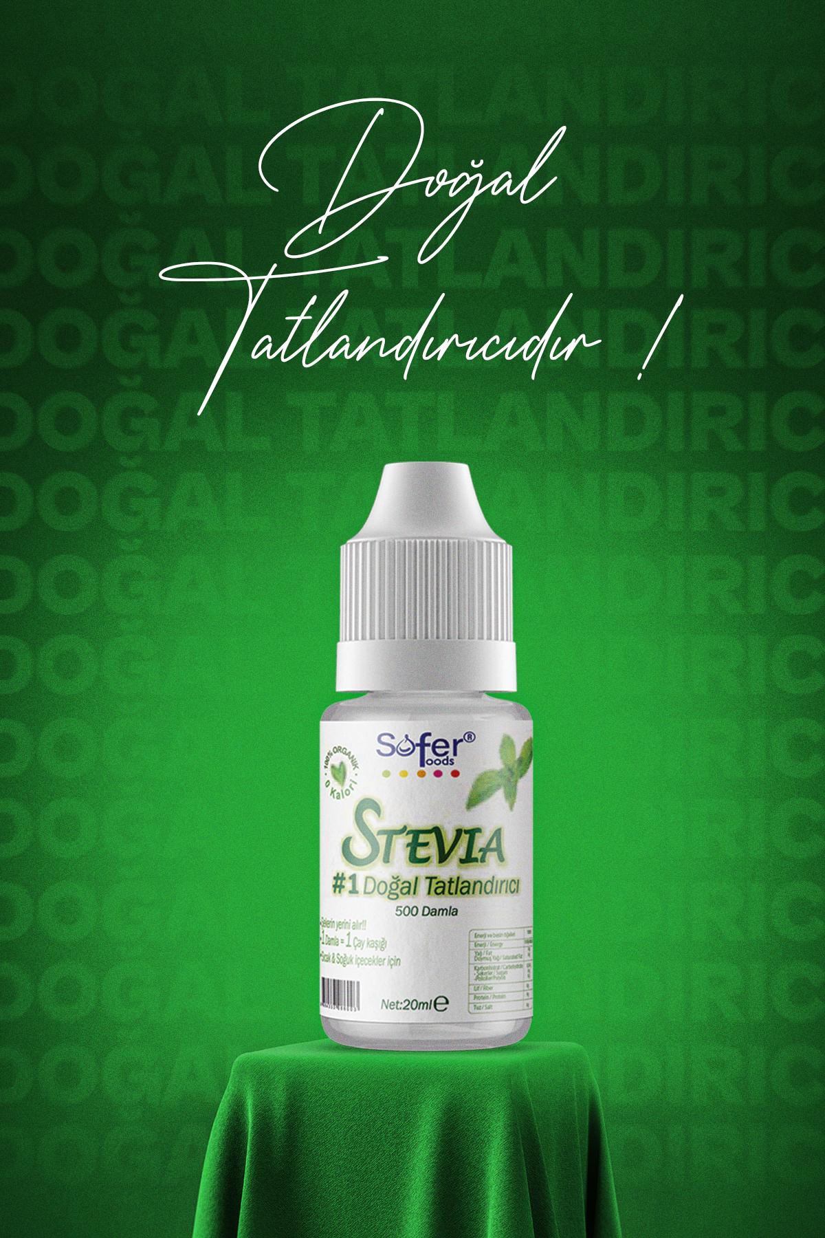 Stevia Doğal Tatlandırıcı (20 ml) 500 damla