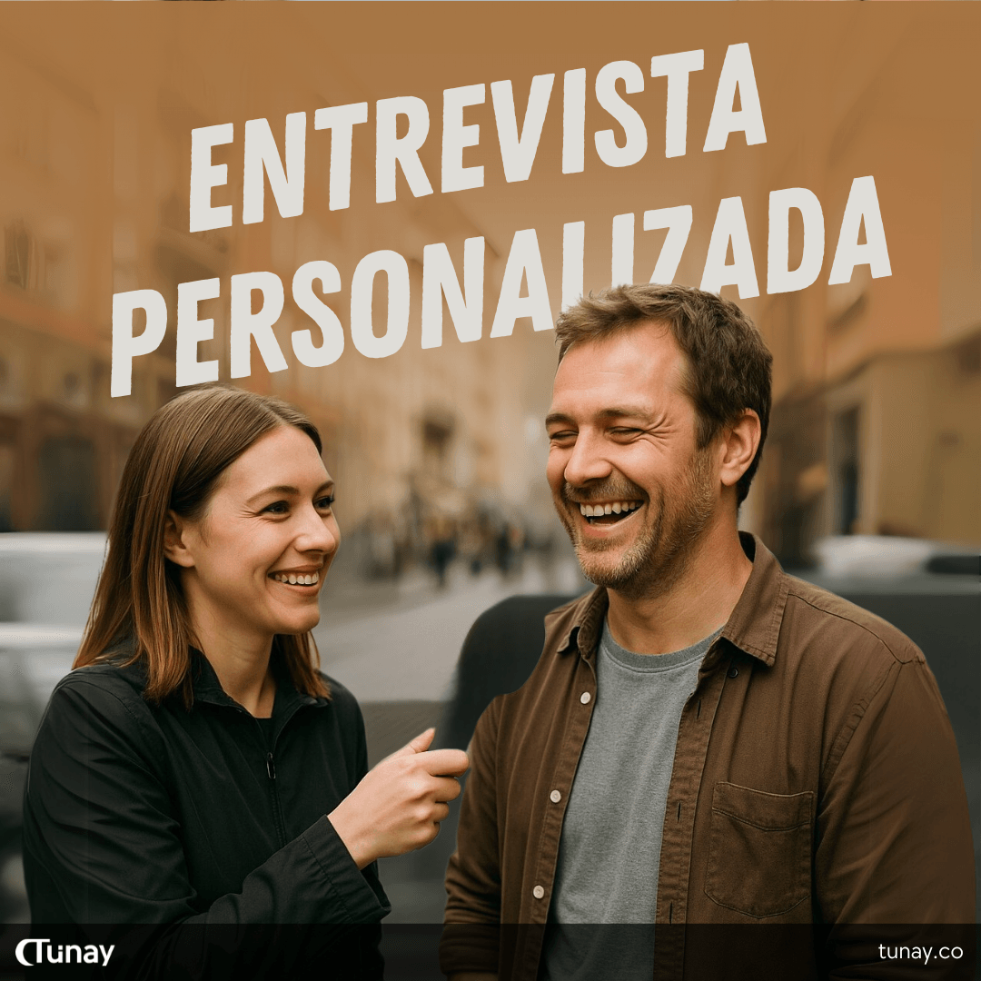 Entrevista callejera personalizada