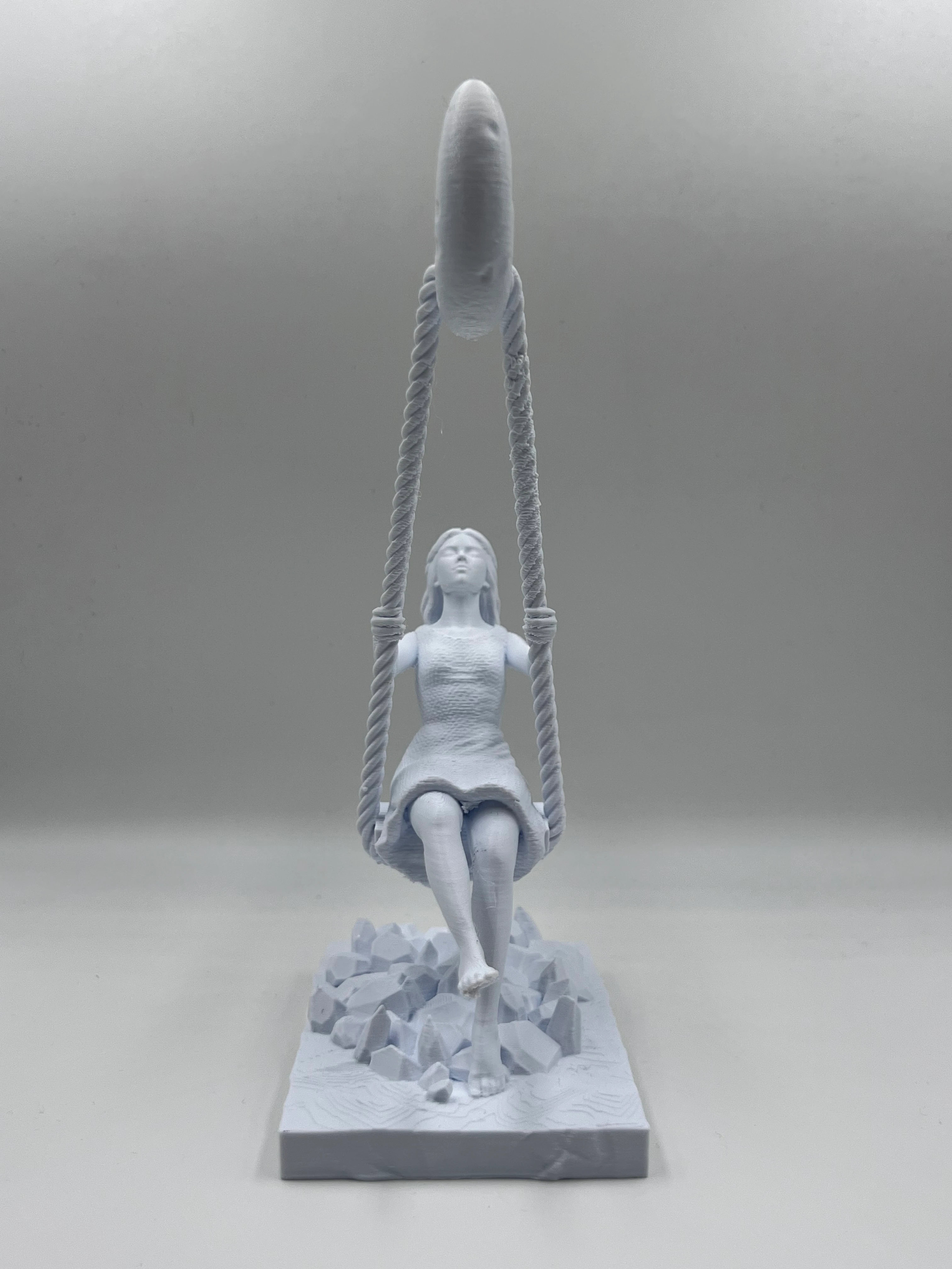 Swing to the Moon Sculpture