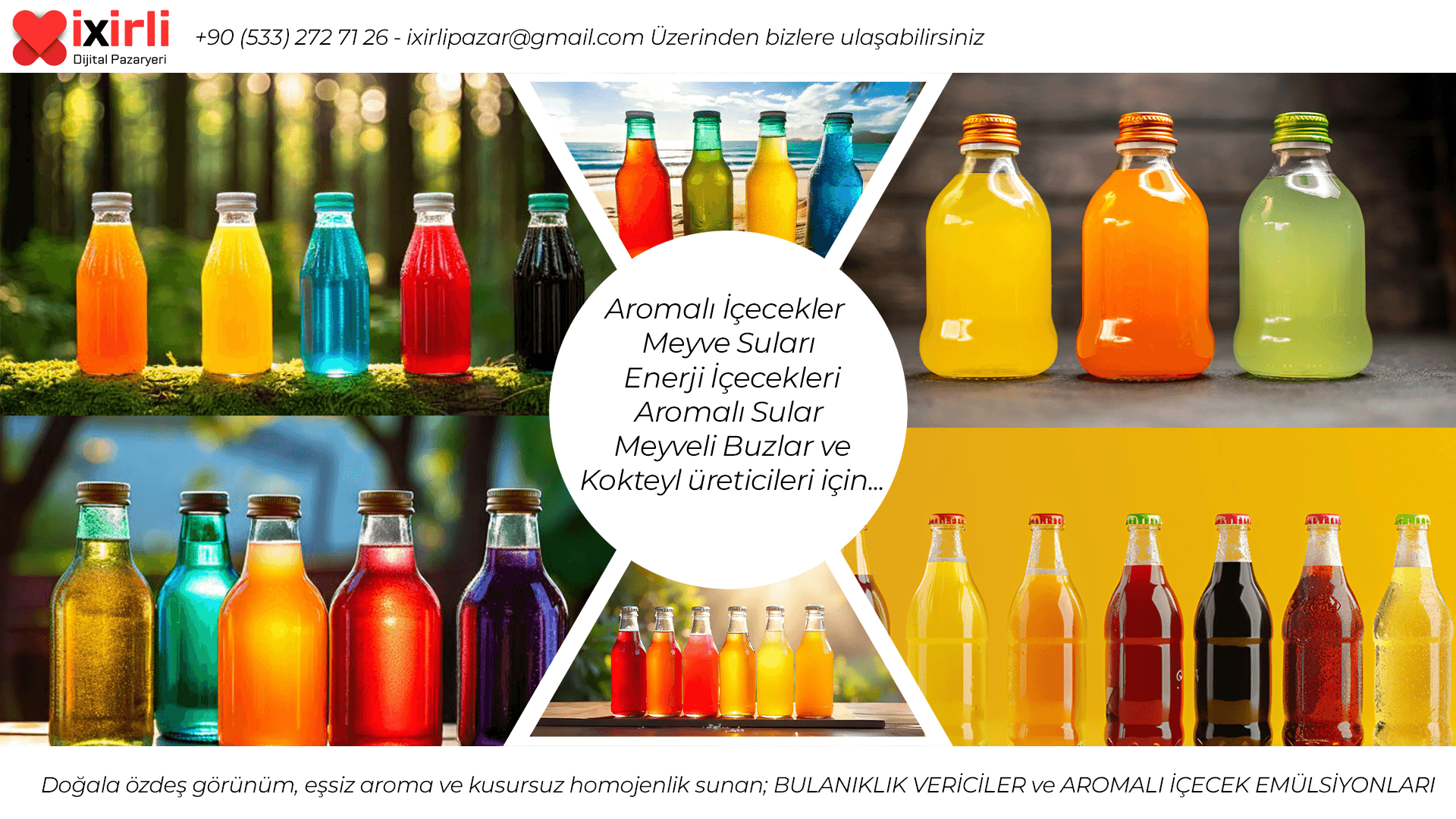 Karpuz Aromalı Bulanıklık Verici Karışım (Karpuz Aromalı İçecek Emülsiyonu)