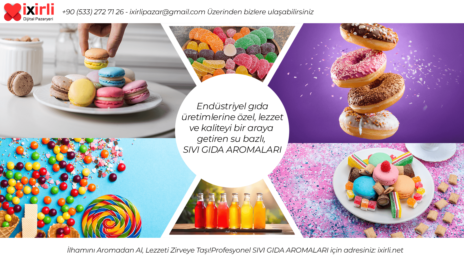 Tutti Frutti Aroması (Su Bazlı Sıvı Tutti Frutti Aroma Verici)