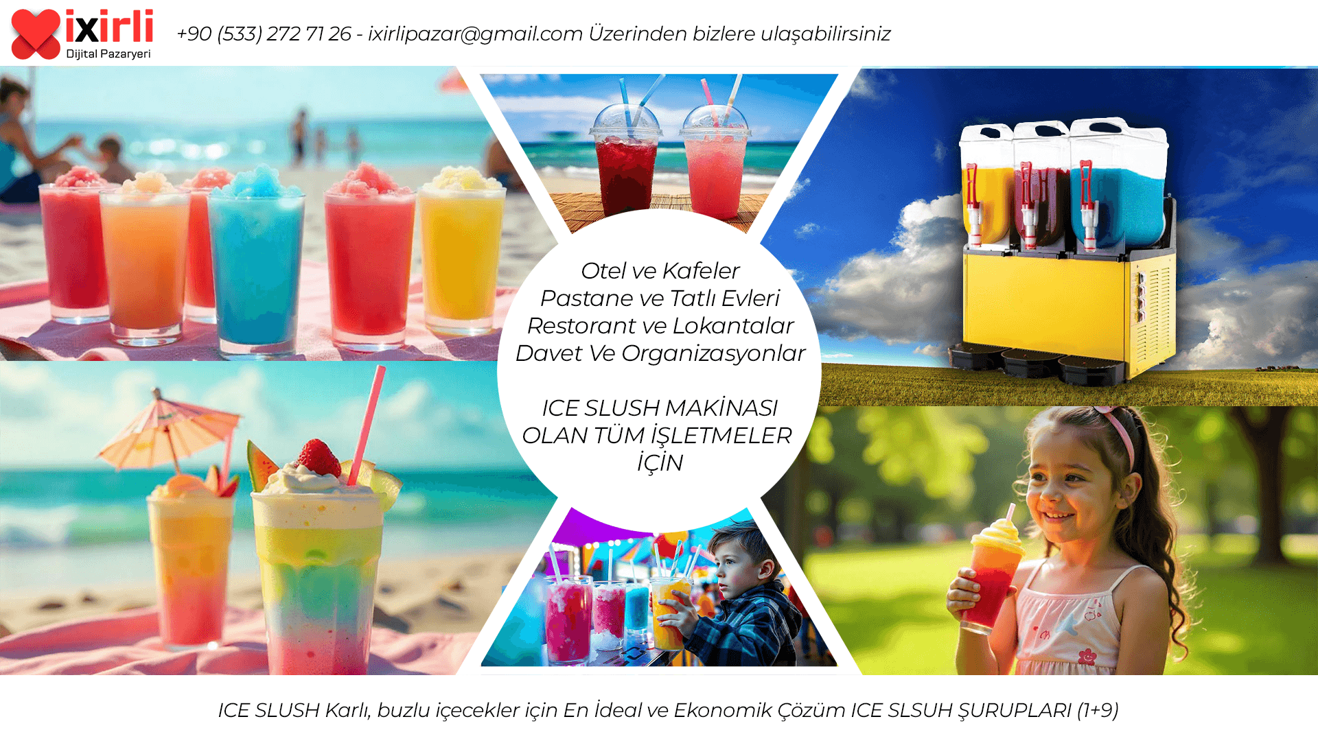 Limon Aromalı Ice Slush Şurup (1+9)