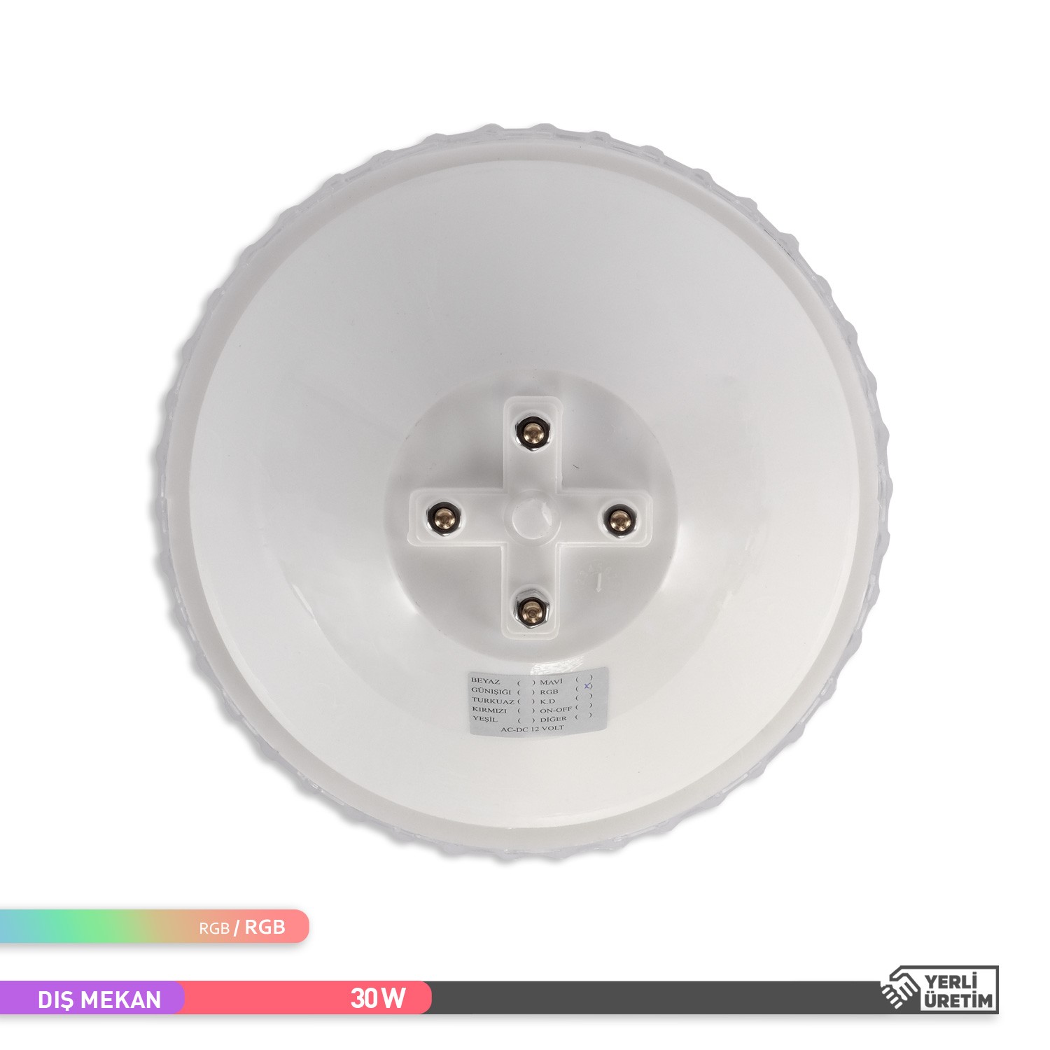 ACK 30W LED Havuz Ampulü PAR56 RGB E27 AA31-83629