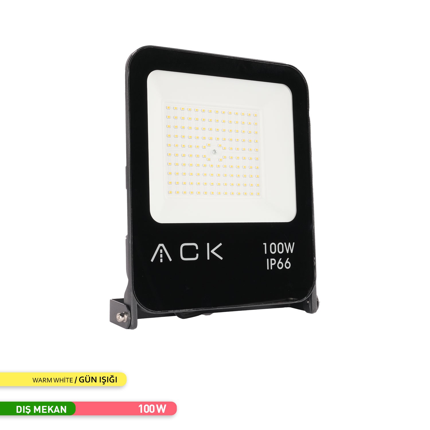 ACK 100W SMD LED Projektör 3000K IP66 - AT62-19102