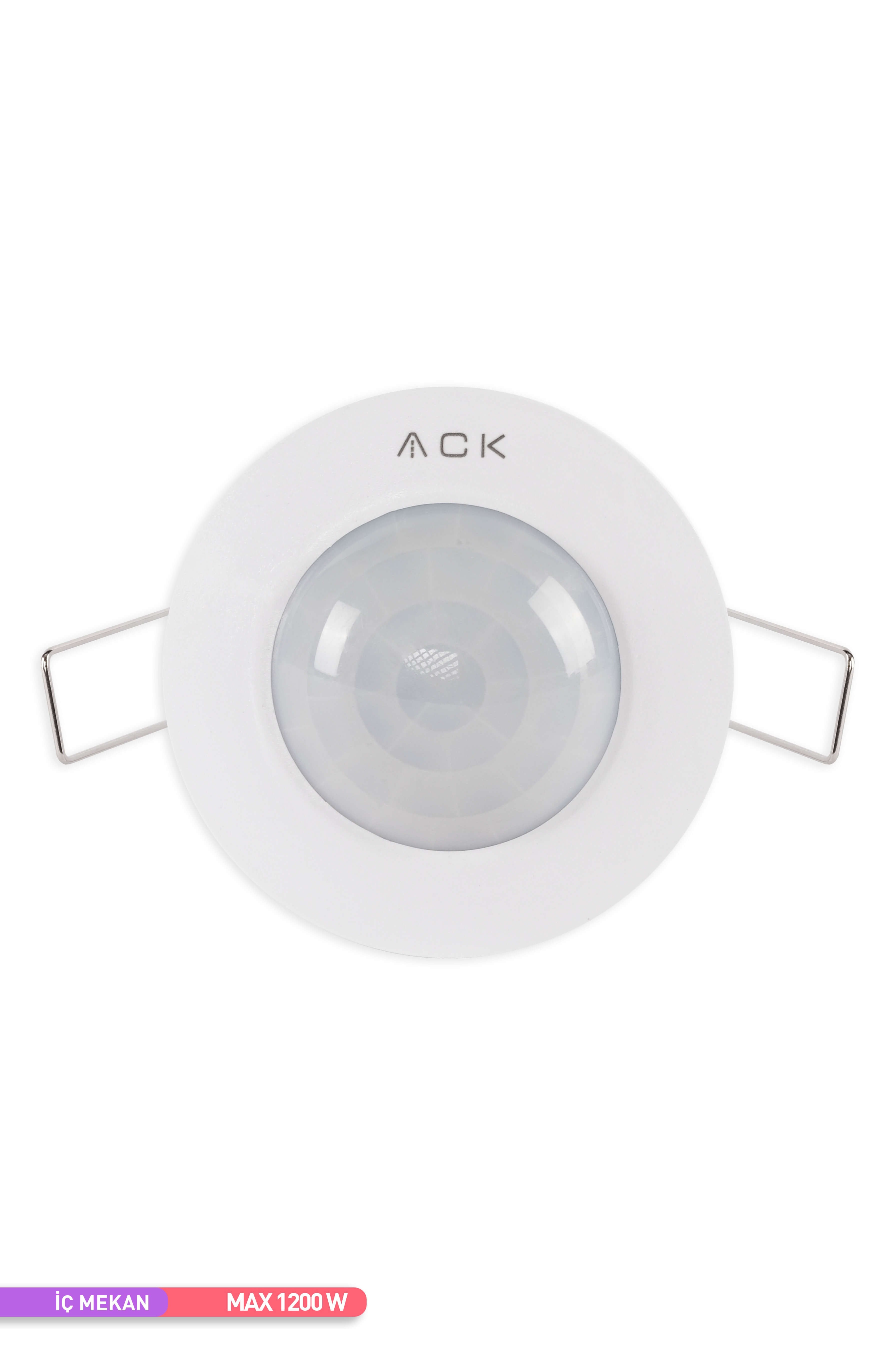 ACK 360 Derece Sıva Altı Tavan Tipi Hareket Sensörü