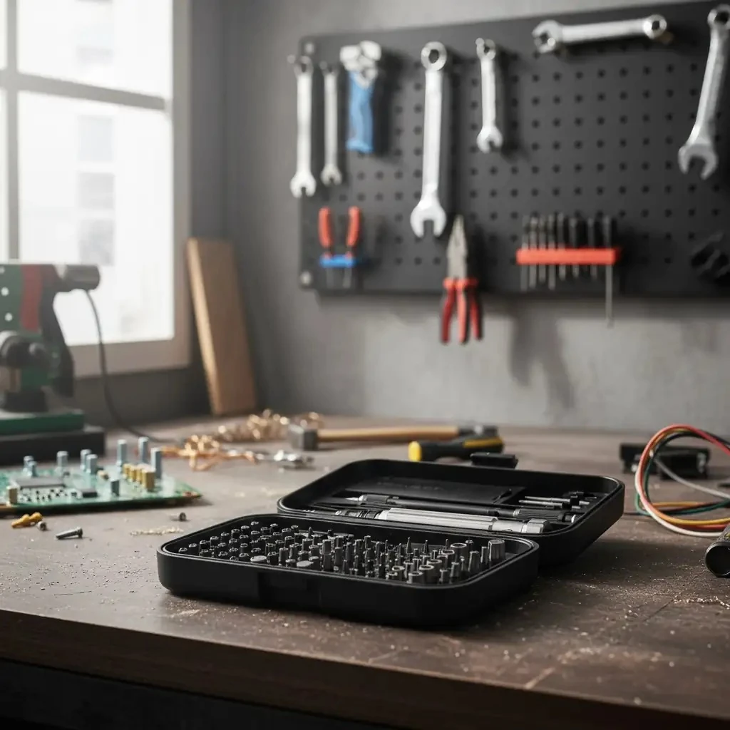 Multifonksiyonel 150 Parça Tornavida Seti - Manyetik Uçlu Profesyonel Onarım ve Telefon Tamir Seti  