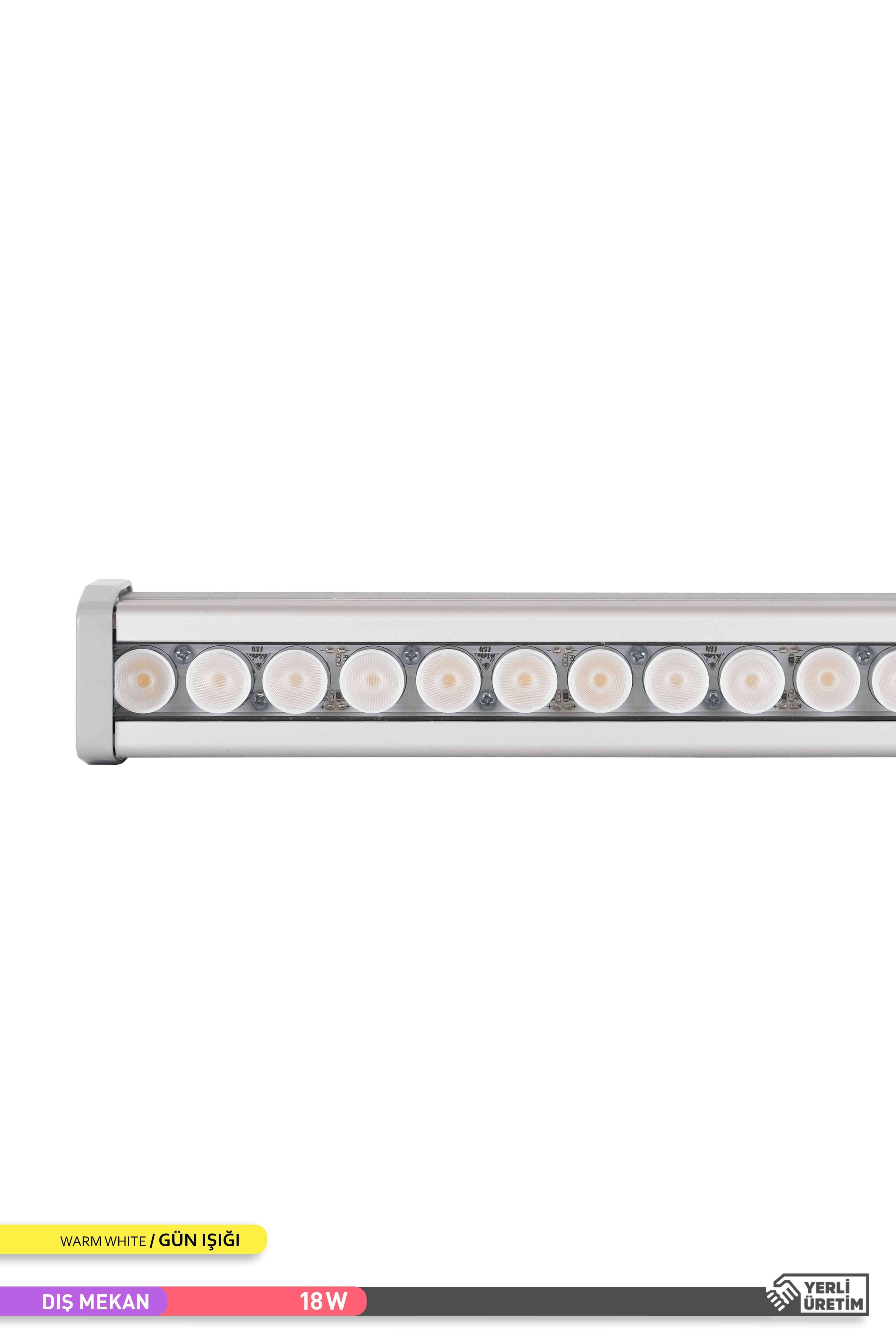 ACK LED Wallwasher 3000K Gün Işığı 18W 480mm AT20-01803