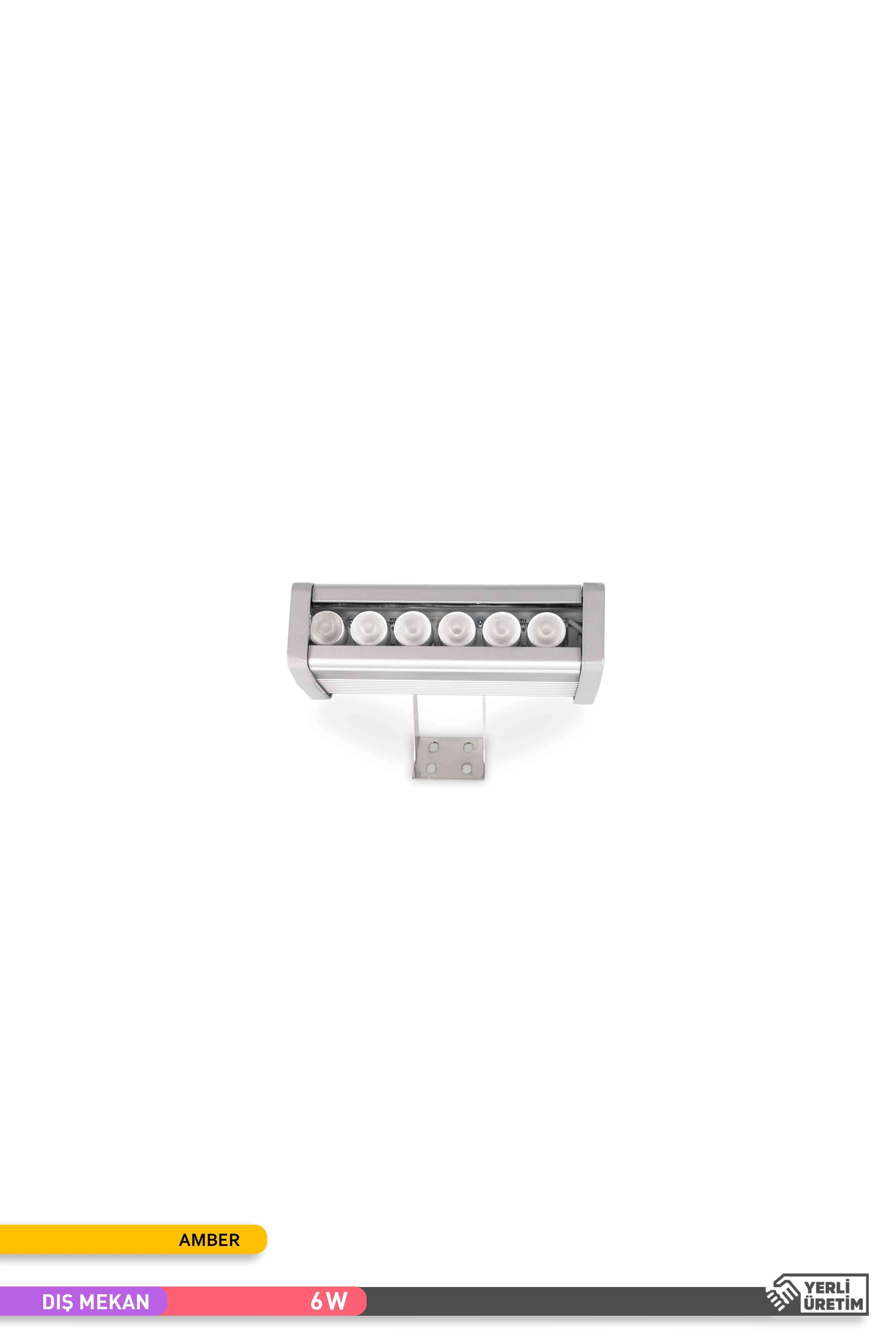 ACK LED Wallwasher Amber Işık 6W 180mm AT20-00683