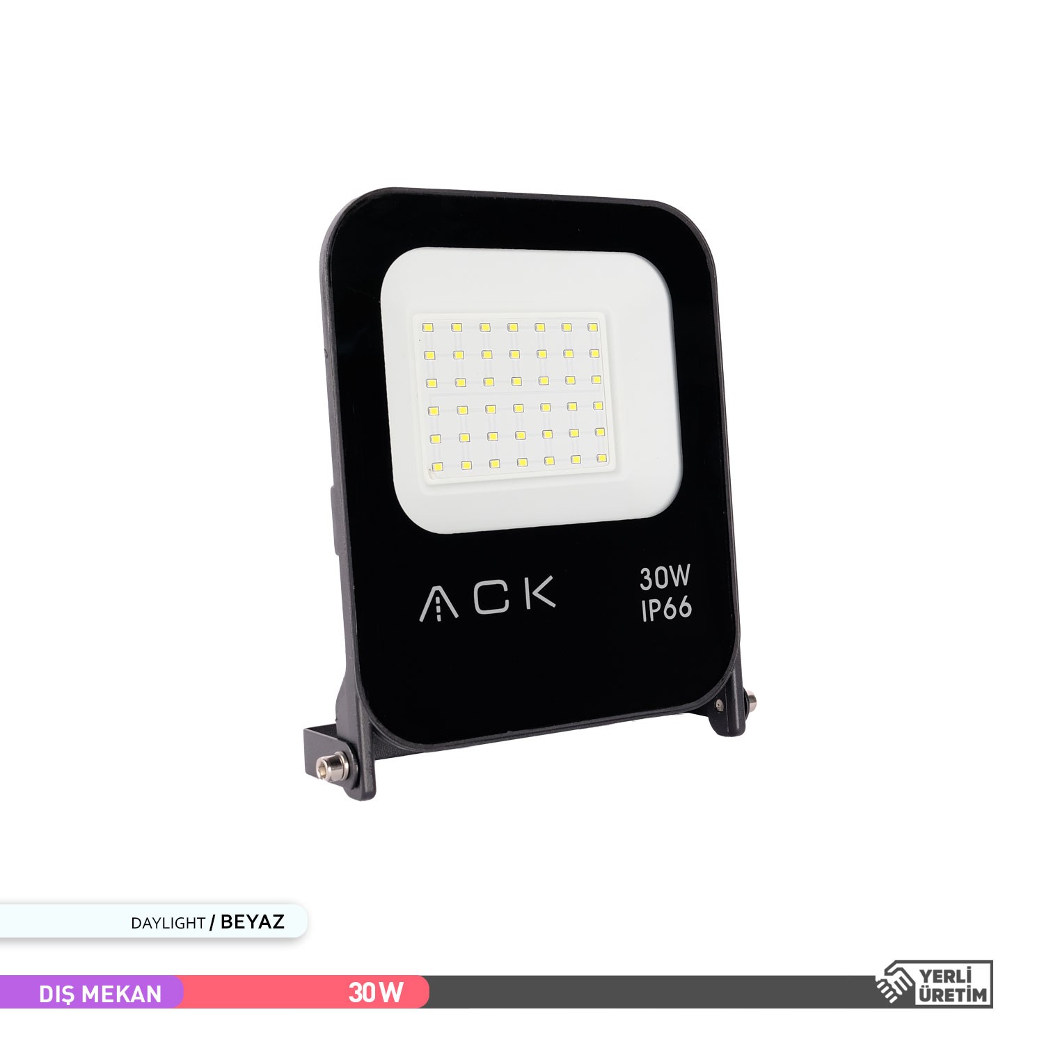 ACK SMD LED Projektör 6500K Beyaz Işık 30W