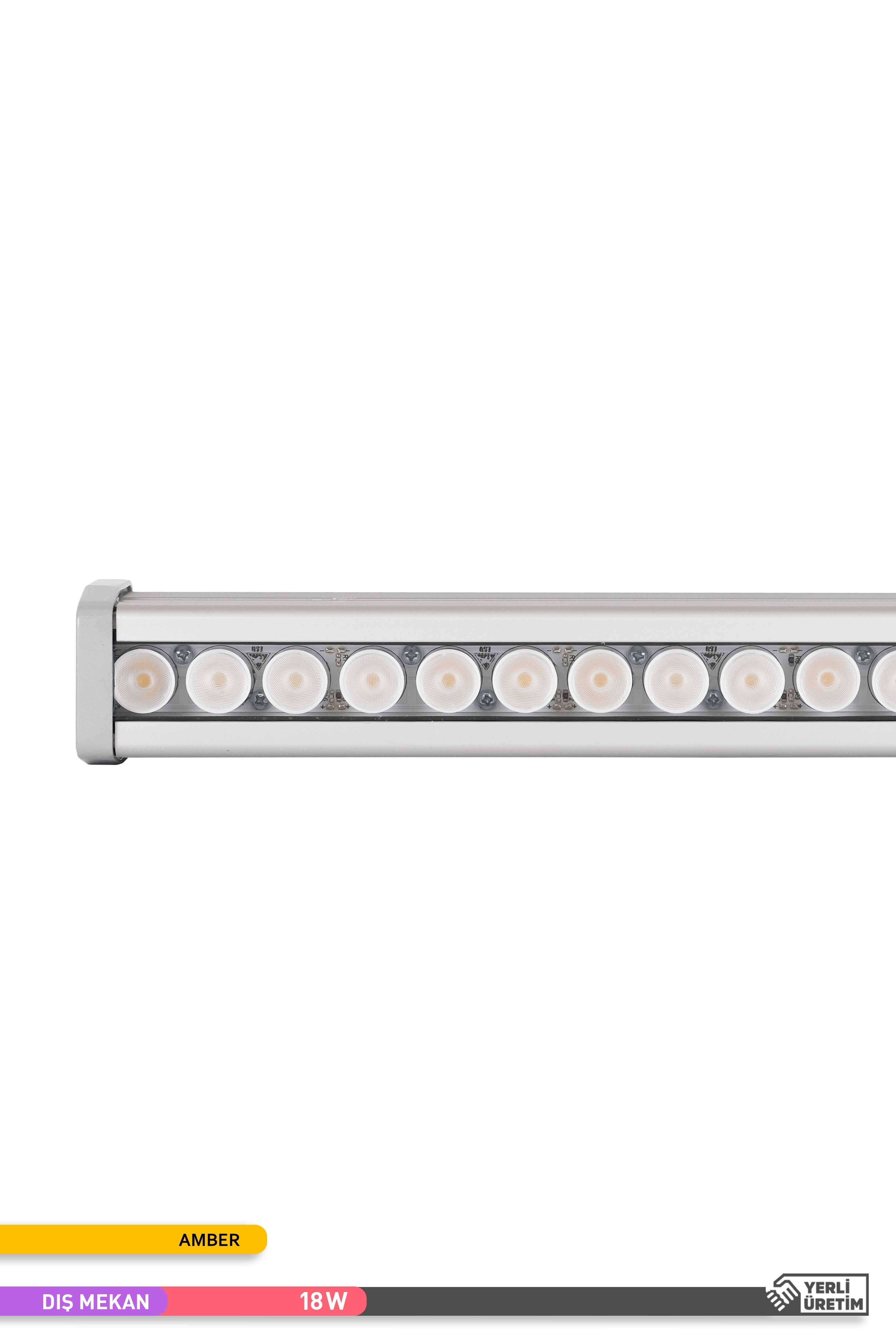 ACK LED Wallwasher Amber Işık 18W 480mm AT20-01883