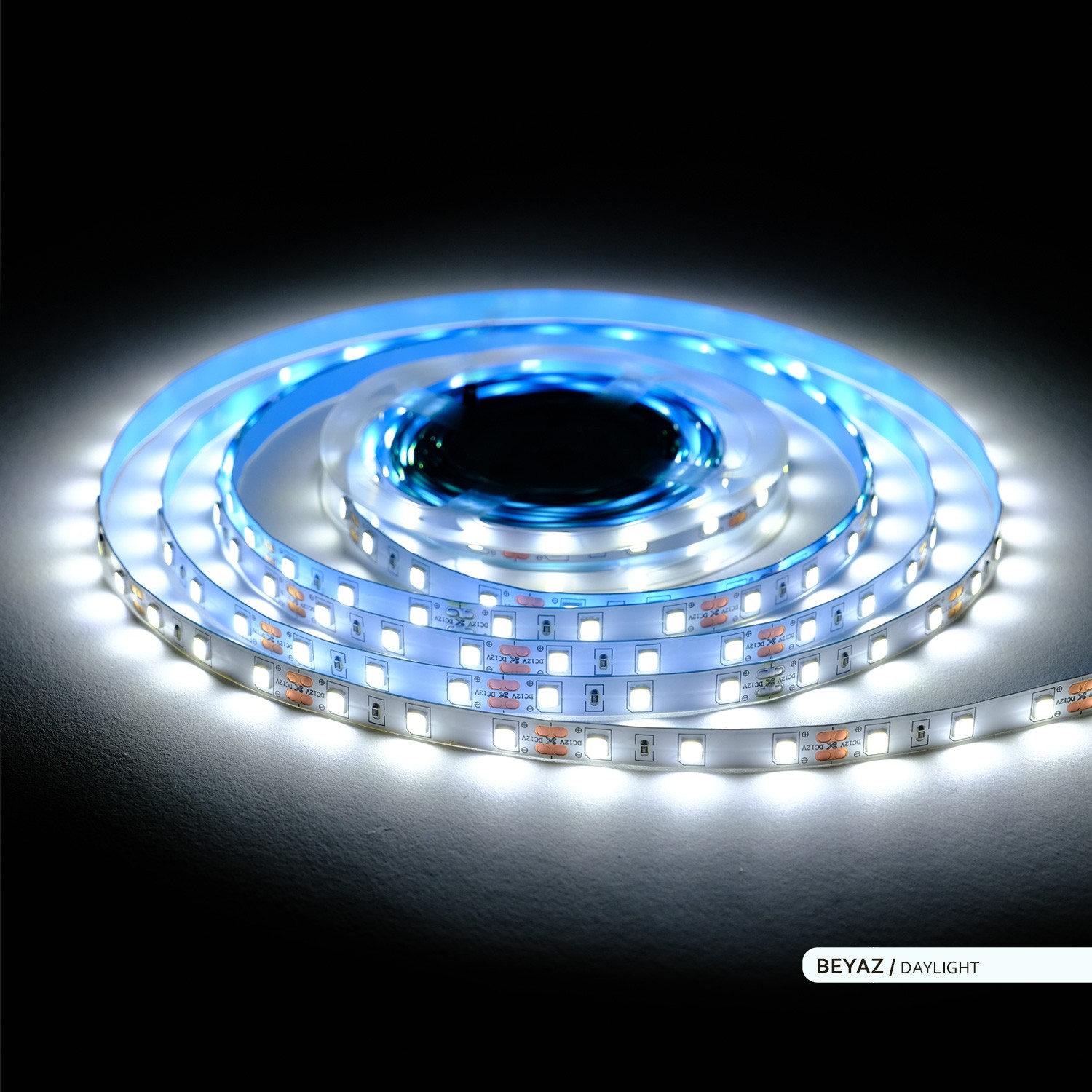 ACK Şerit LED 60 Led'li 6500K Beyaz Işık 7W 5 Metre AS01-00803