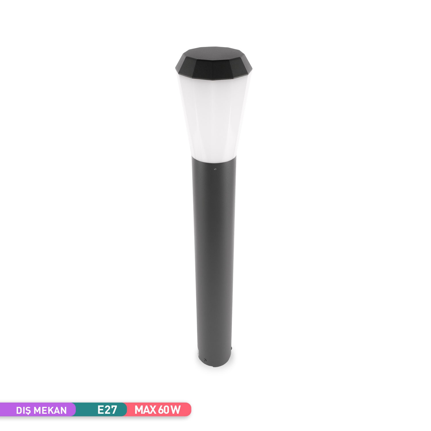 ACK Comet 800 - E27 Bahçe Aydınlatma Armatürü 80cm AG36-00162