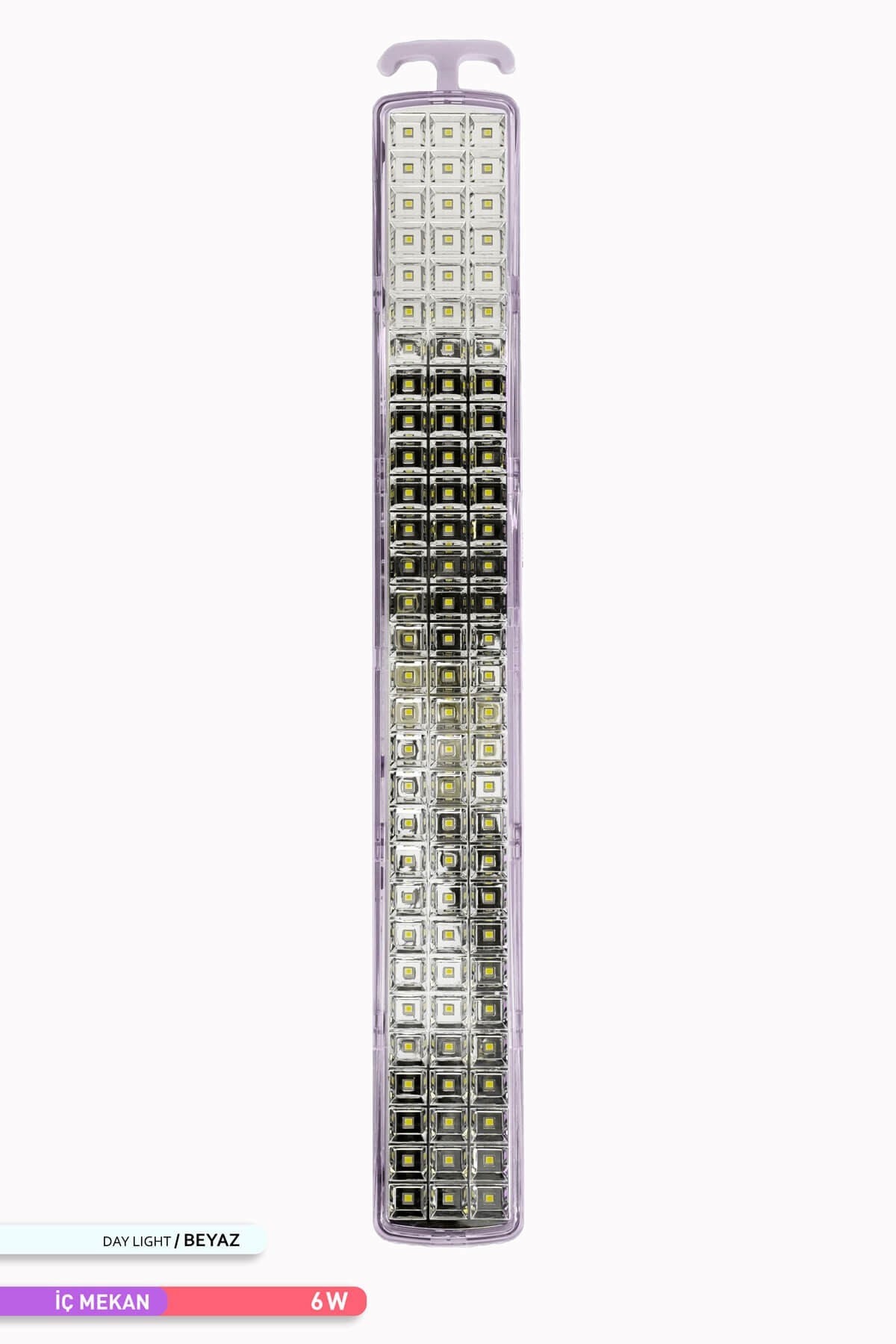 ACK 90 LED li Şarj Edilebilir Işıldak Beyaz Işık 6W