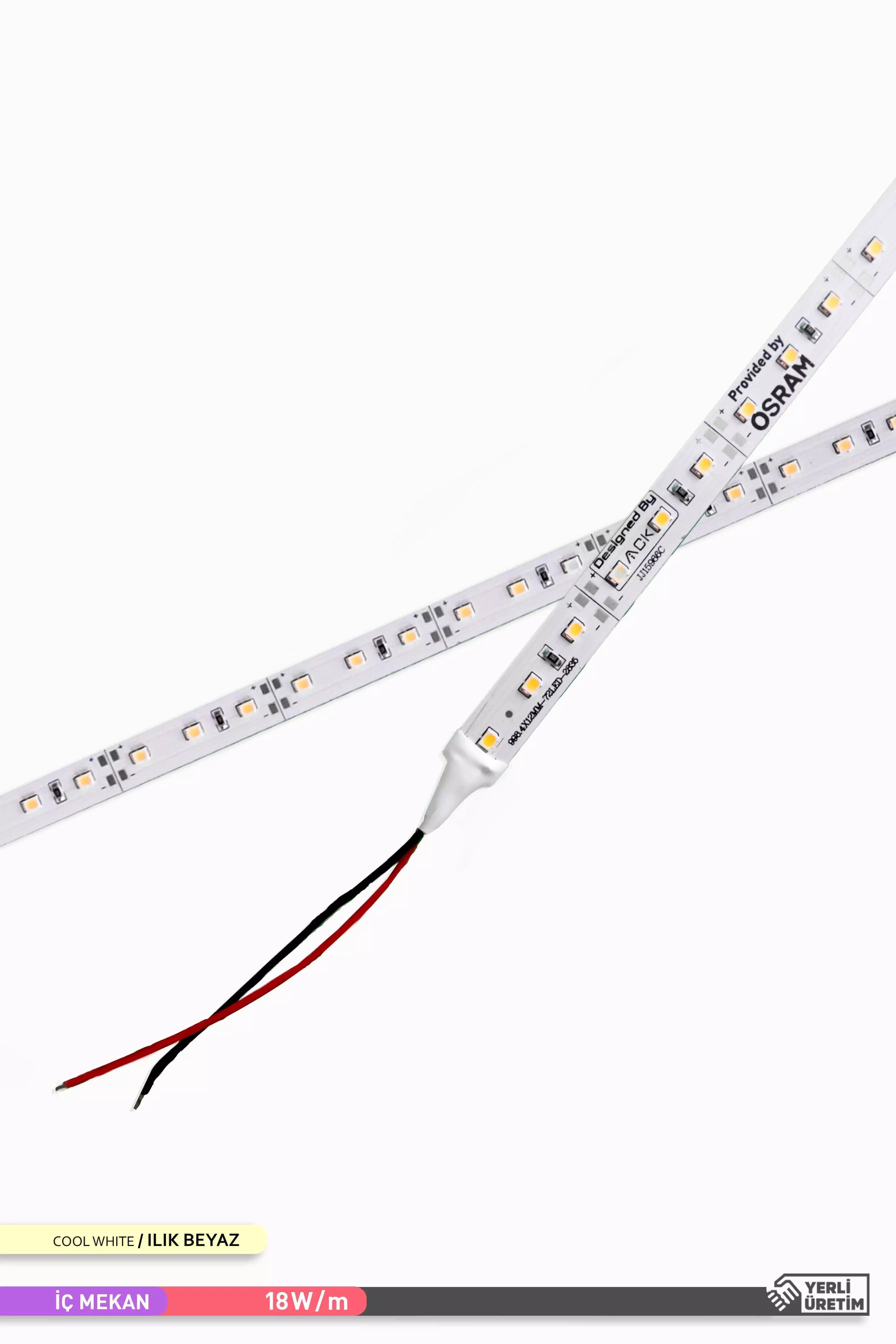 ACK LED Bar 4000K Ilık Beyaz 12V 18W AS05-00101