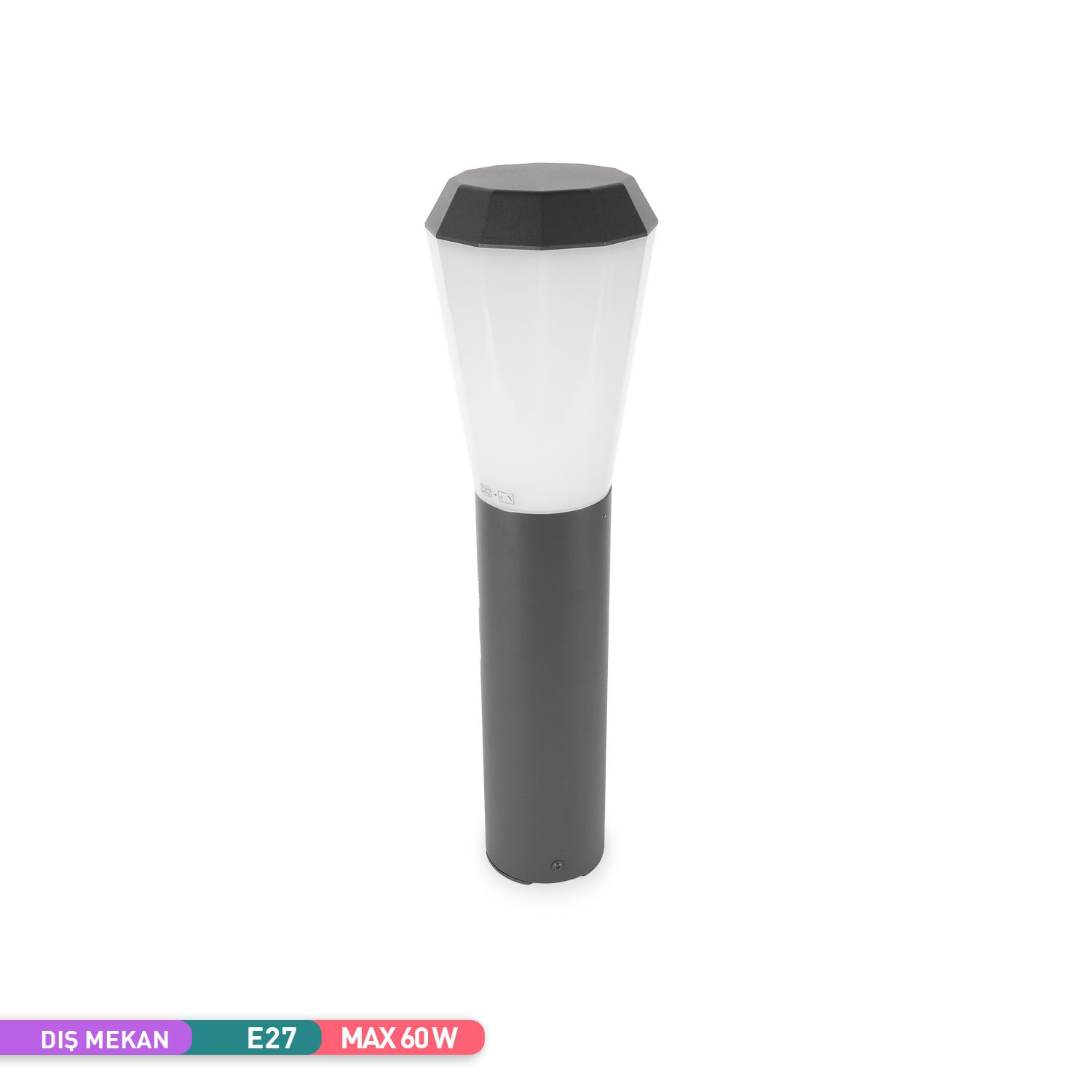 ACK Comet 500 - E27 Bahçe Aydınlatma Armatürü 50cm AG36-00142