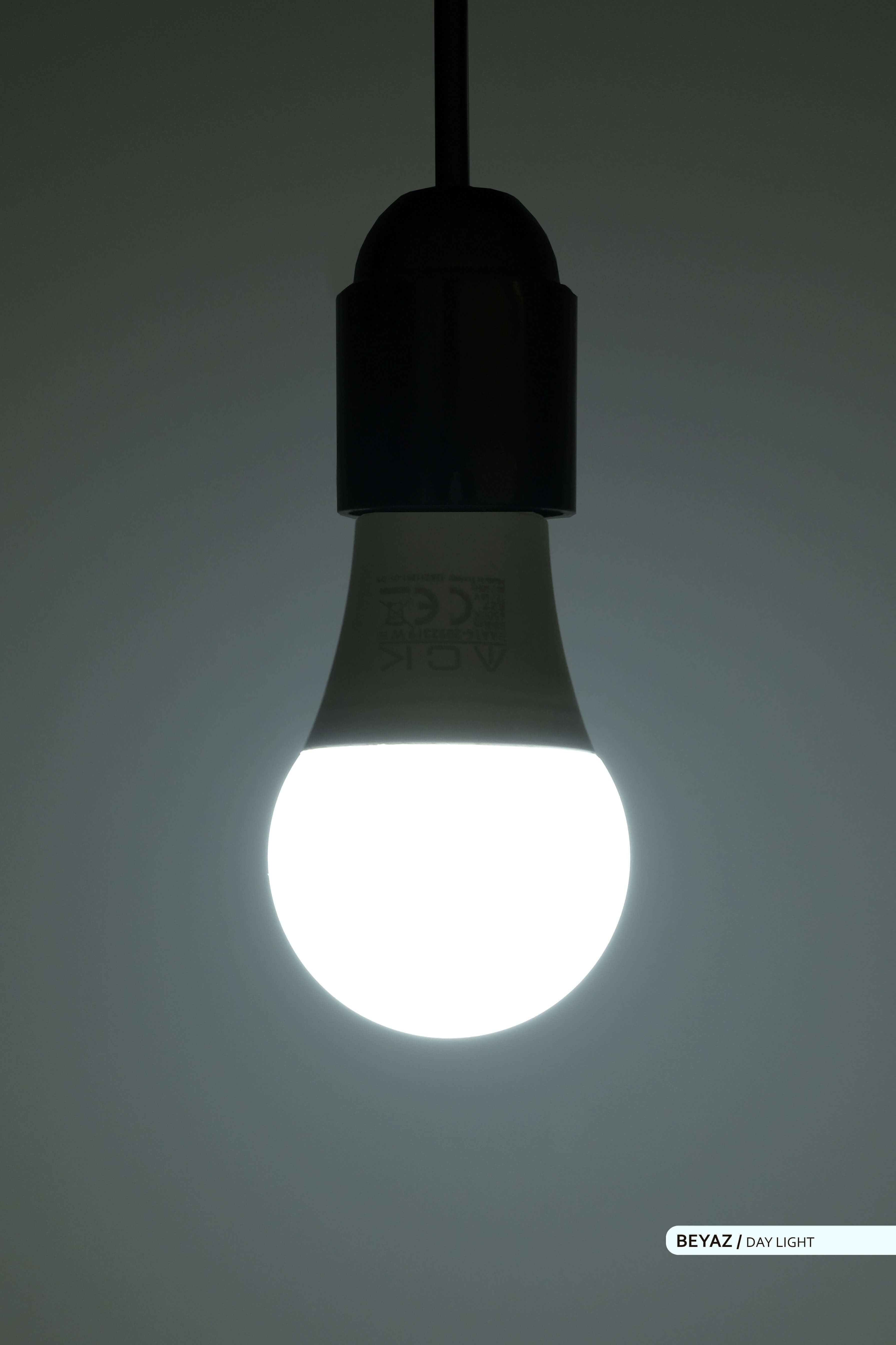 ACK SMD LED Ampul 6500K Beyaz Işık 12-48V 9W E27