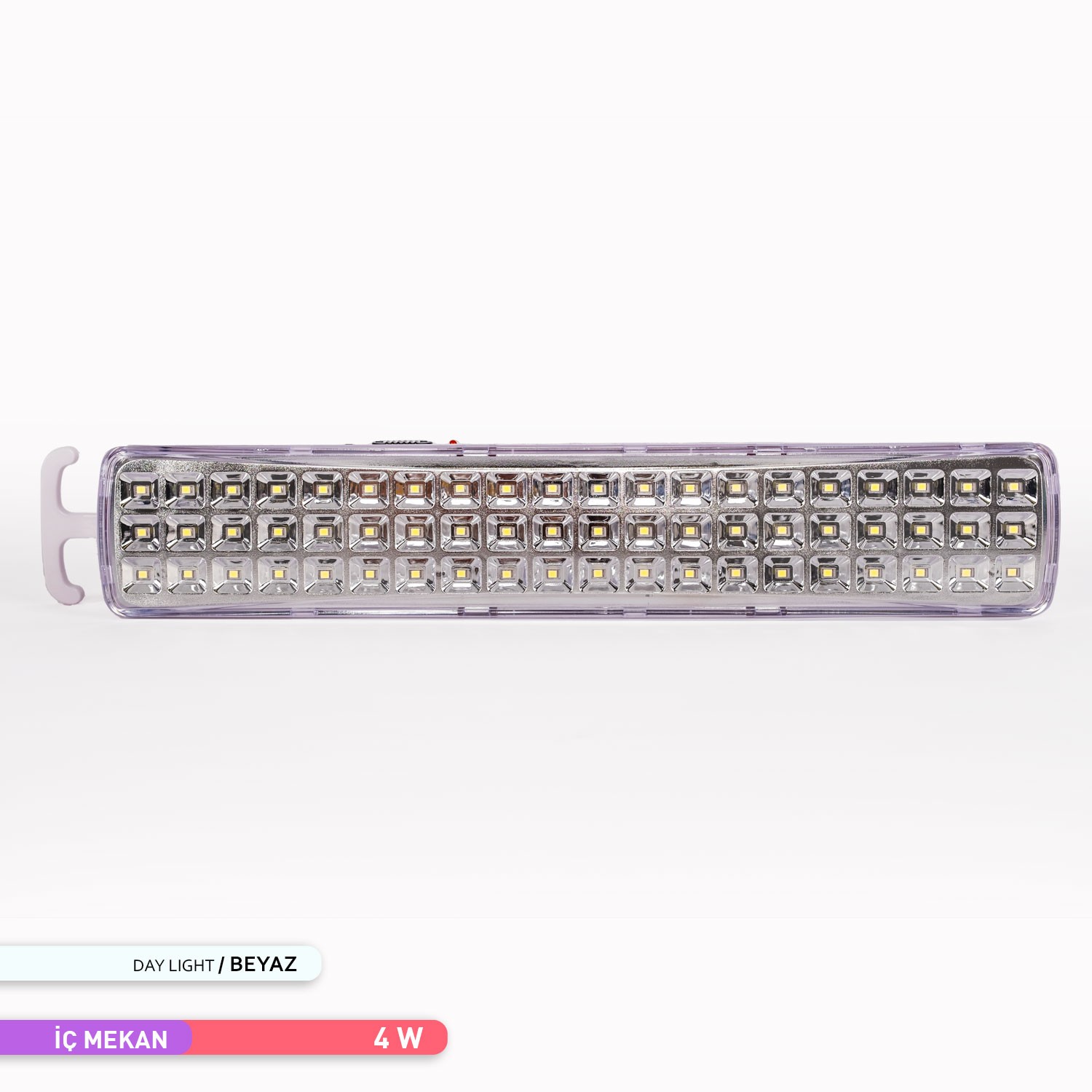 ACK 60 LED li Şarj Edilebilir Işıldak Beyaz Işık 4W