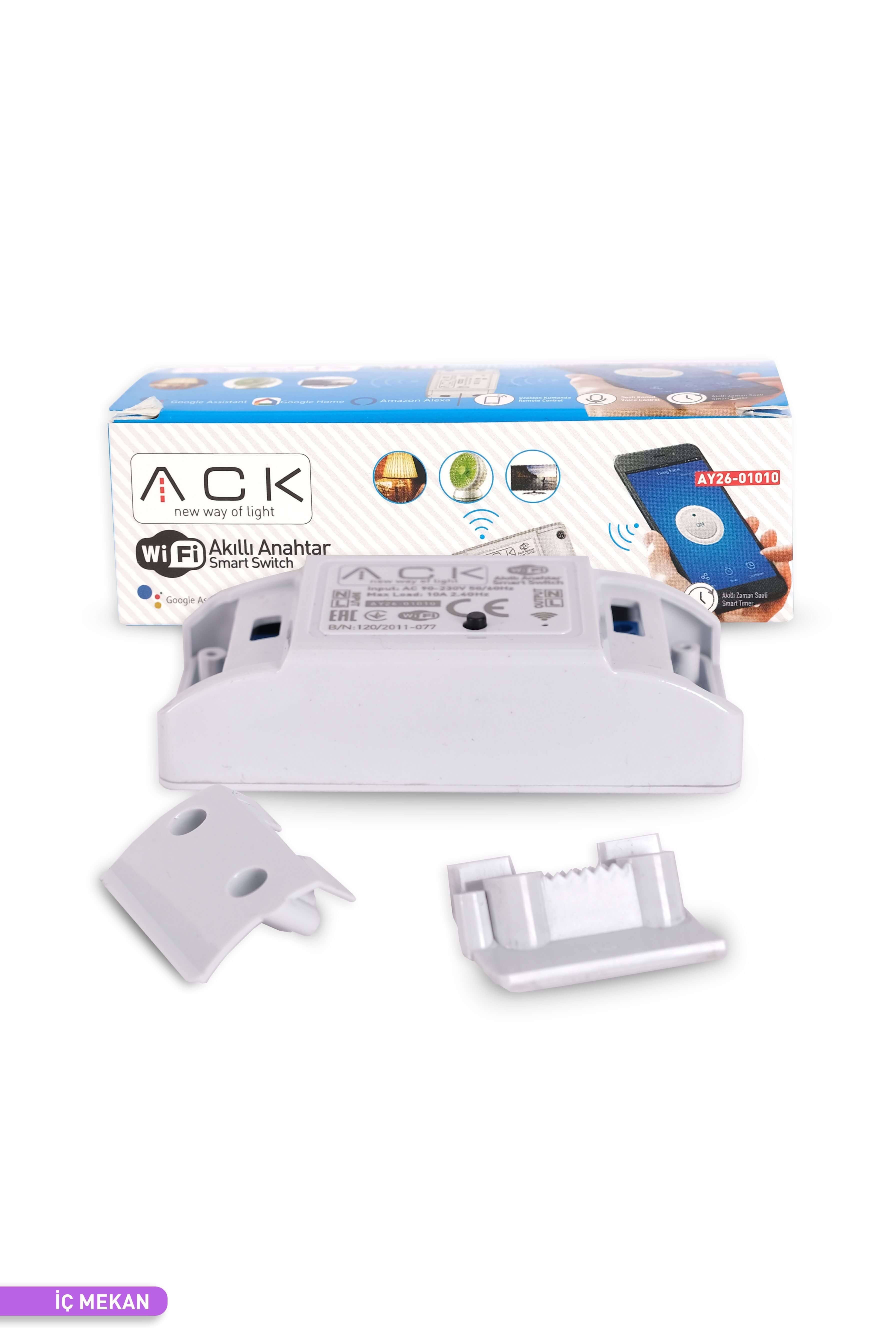 ACK Wi-Fi Akıllı Anahtar 2000W AY26-01010