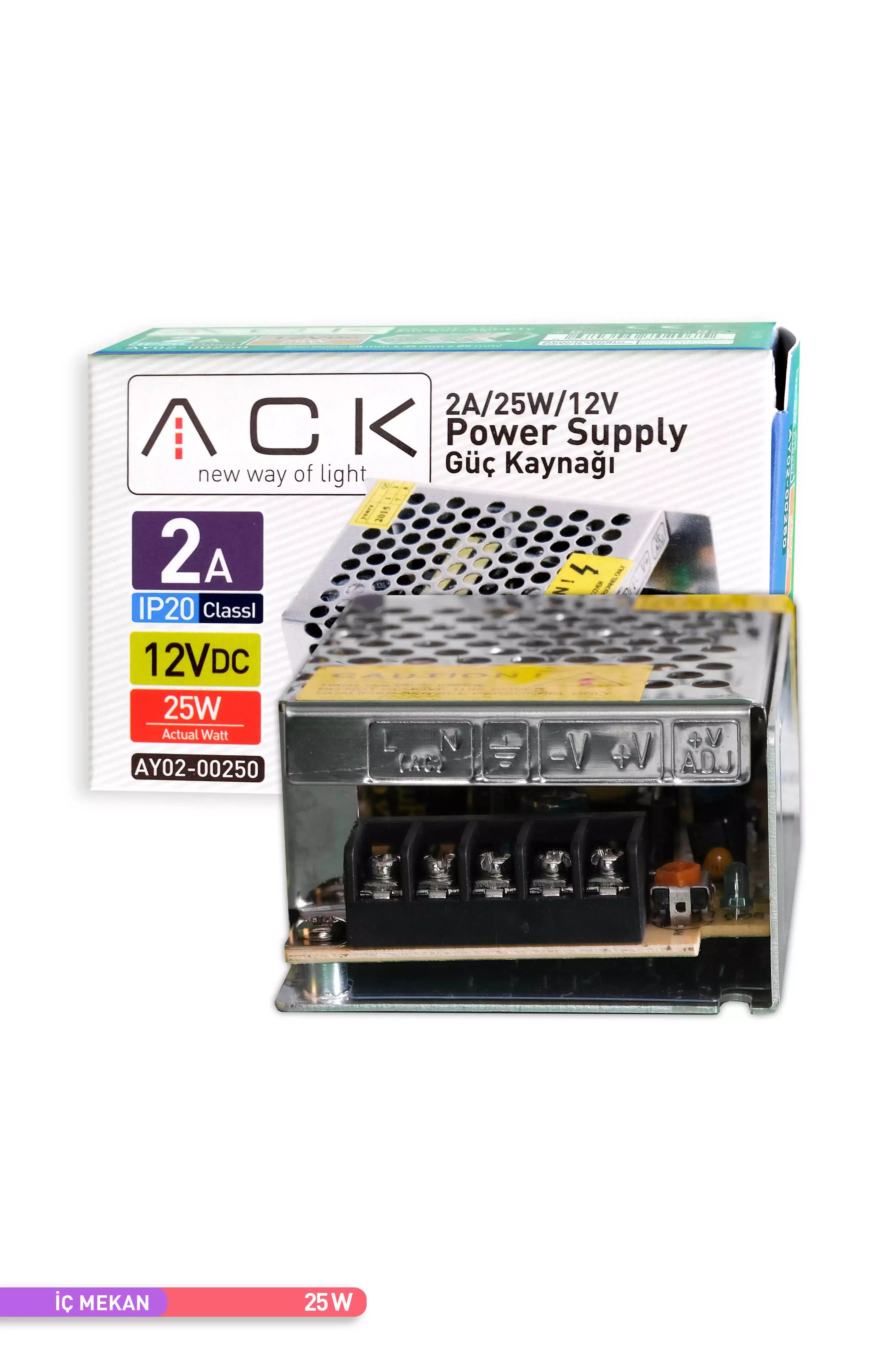 ACK LED Trafosu 2 Amper 24W AY02-00250