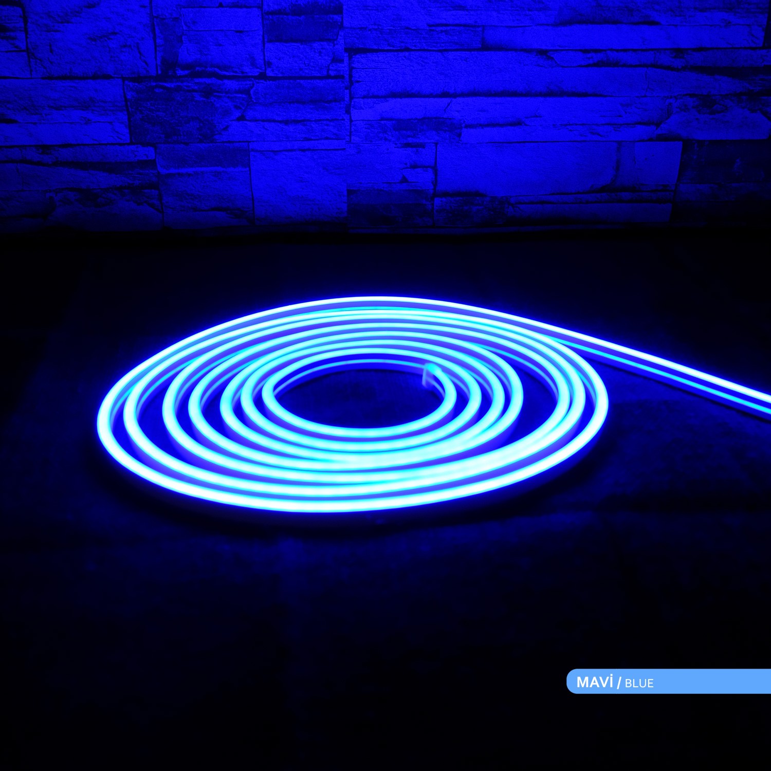ACK LED Neon Hortum Mavi Işık 5 Metre 12V 10W/mt