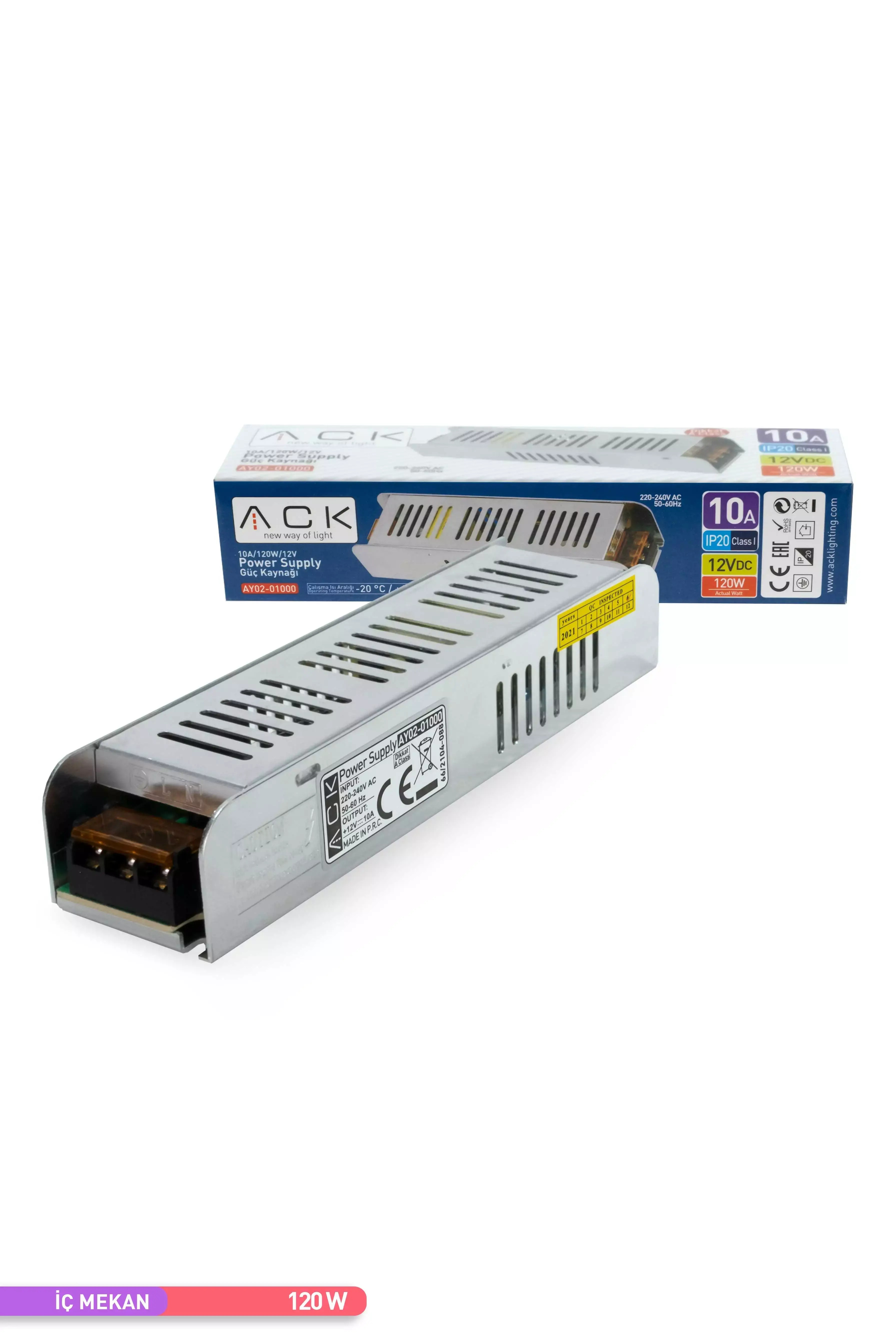 ACK LED Trafosu 10 Amper 120W AY02-01000