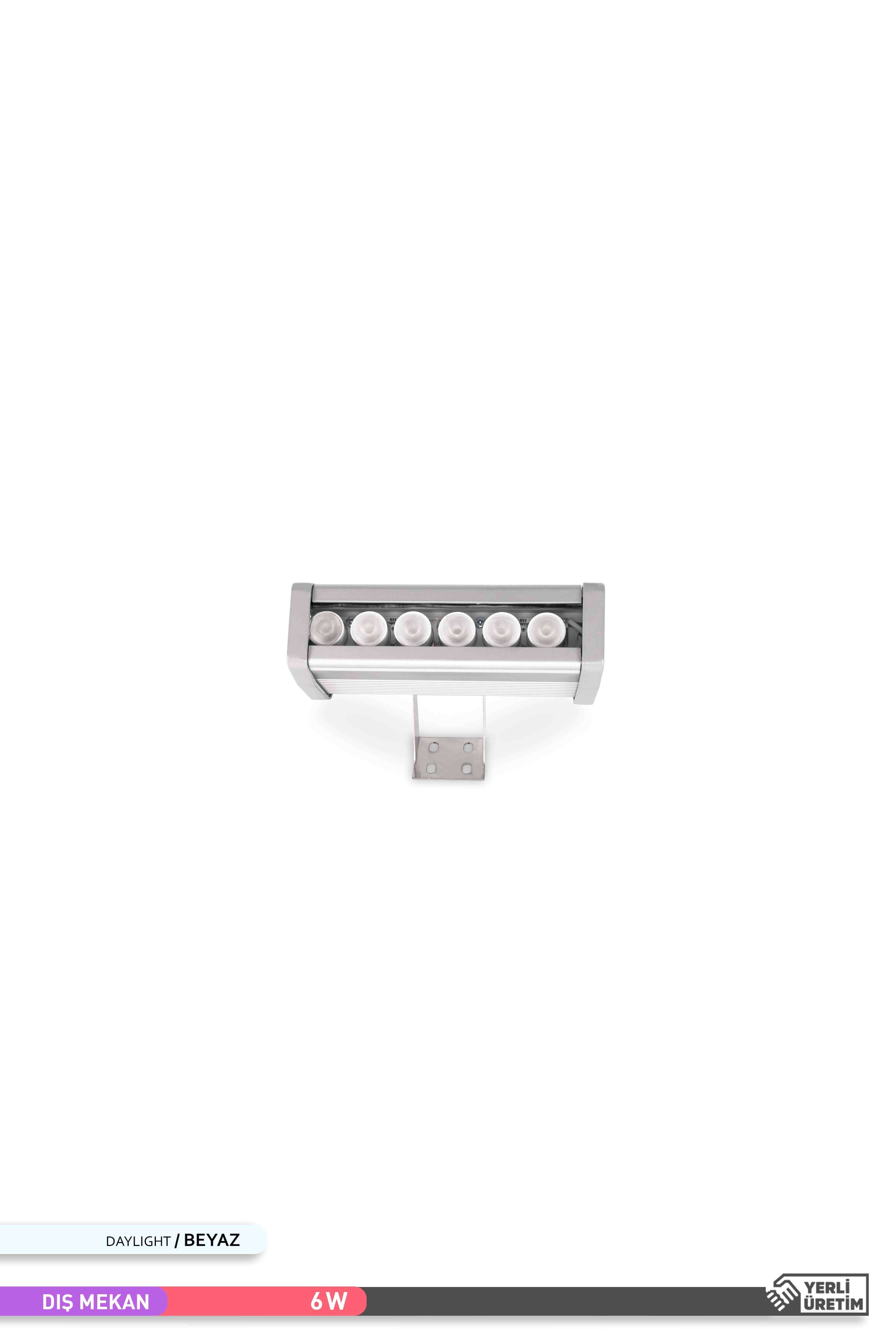 ACK LED Wallwasher 6500K Beyaz Işık 6W 180mm