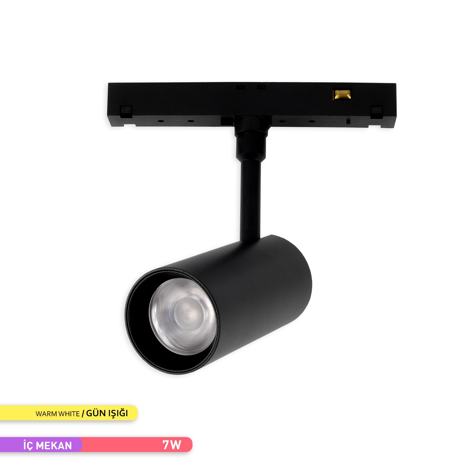 ACK 7W 48V Magnet Led Ray Spot Armatür 3000K Günışığı AD40-05101