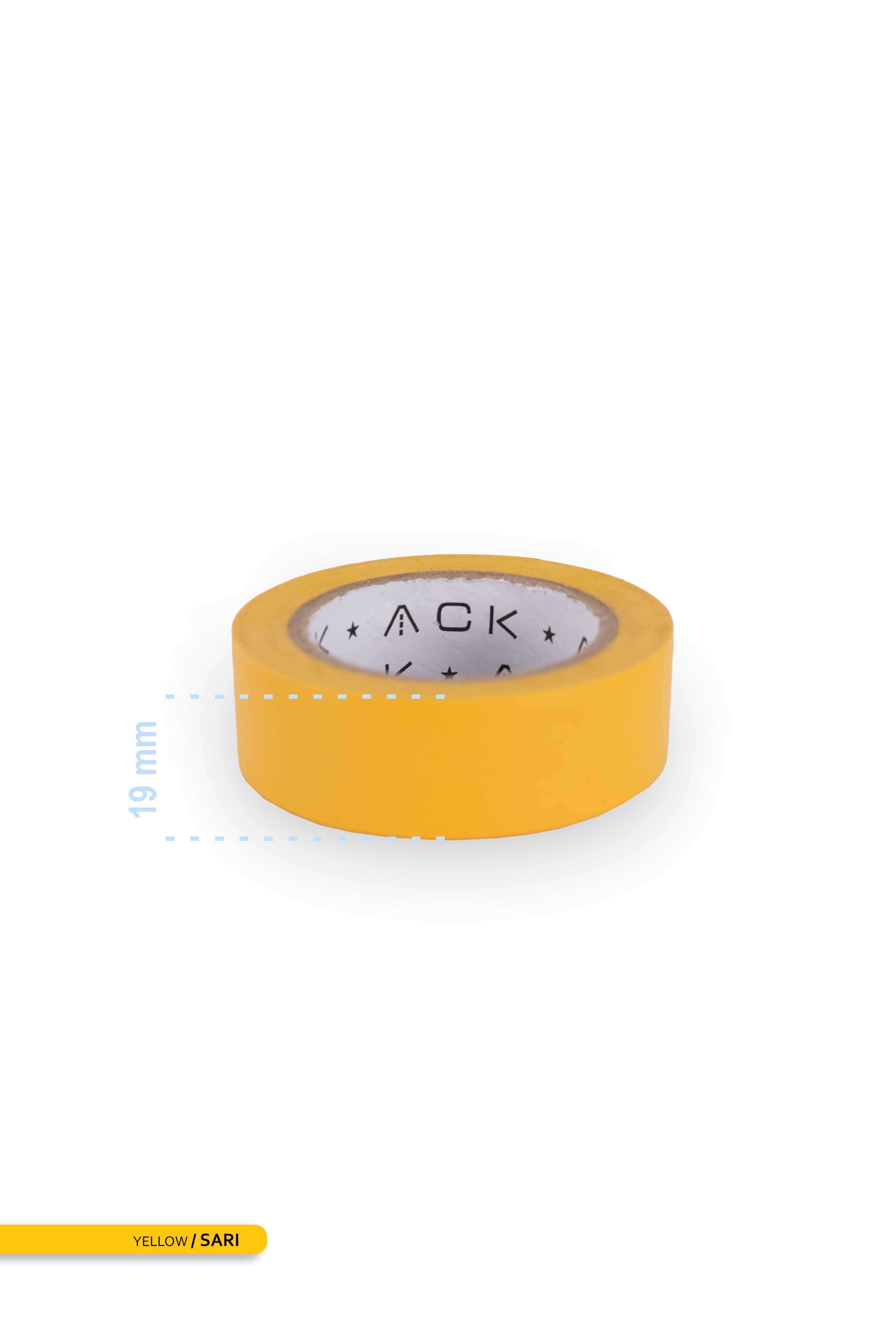 ACK PVC Elektrik İzolasyon Bandı Sarı 8m AY90-00107