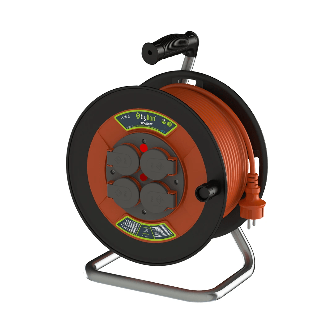 BYLION Makaralı Seyyar Uzatma Kablosu 30m 3*2.5mm IP44 PMP-30325-F -102-303-1330