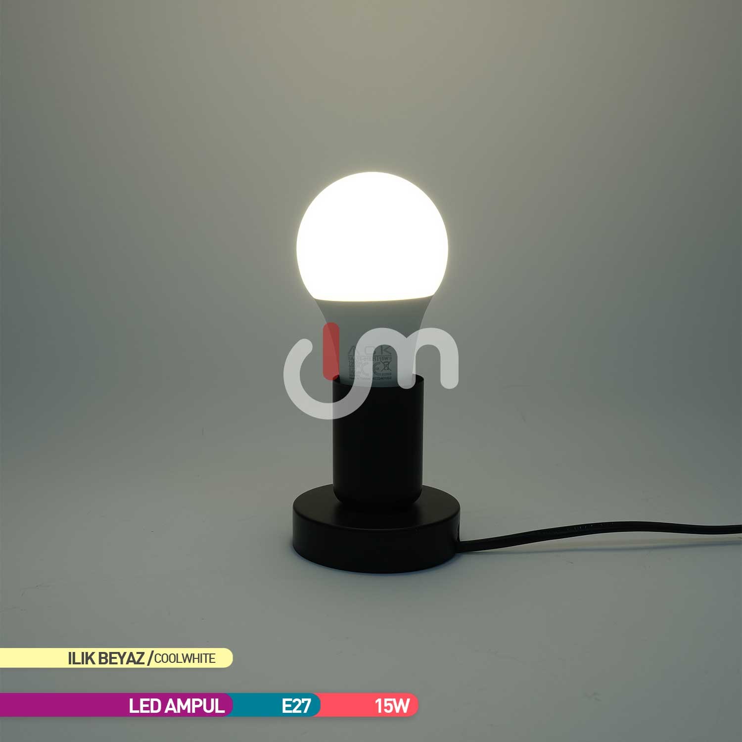 ACK LED A70 Ampul 4000K Ilık Beyaz 220V 15W E27 AA13-01521