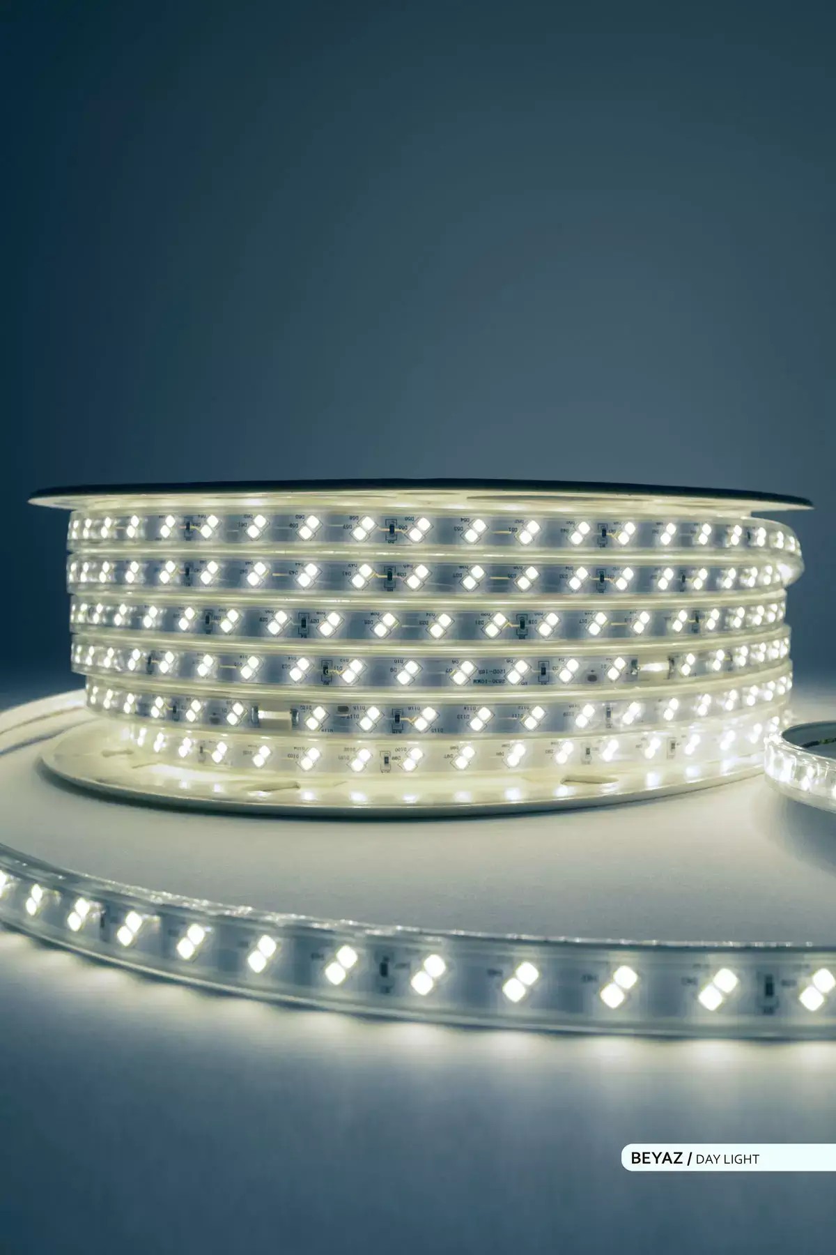 ACK 120 LED li Şerit LED 6500K Beyaz Işık 220V 6W 50m