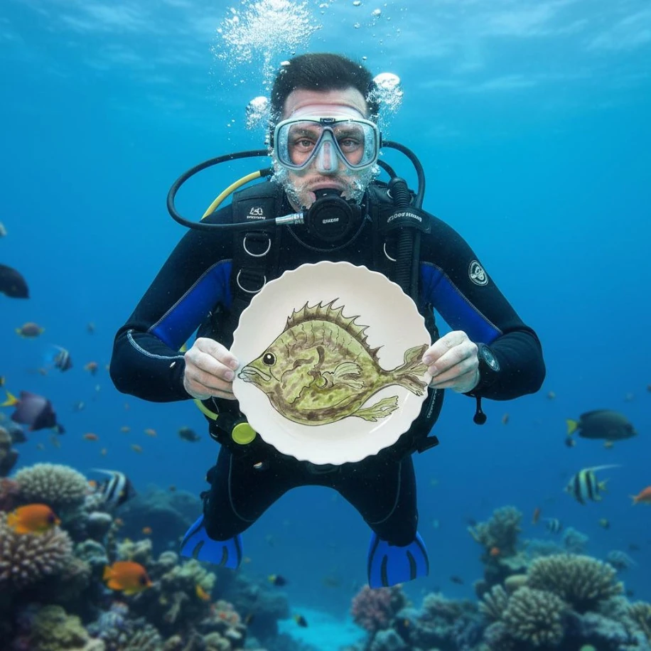 Balık Tabak | Limitli Üretim 1/1