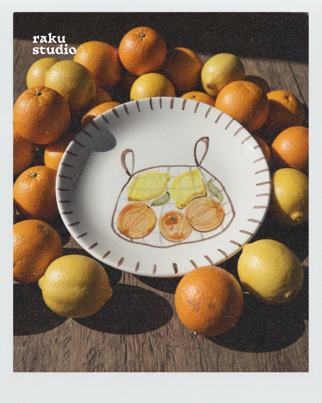 Sinyoraaa Limoniii | Seramik El Yapımı Tabak