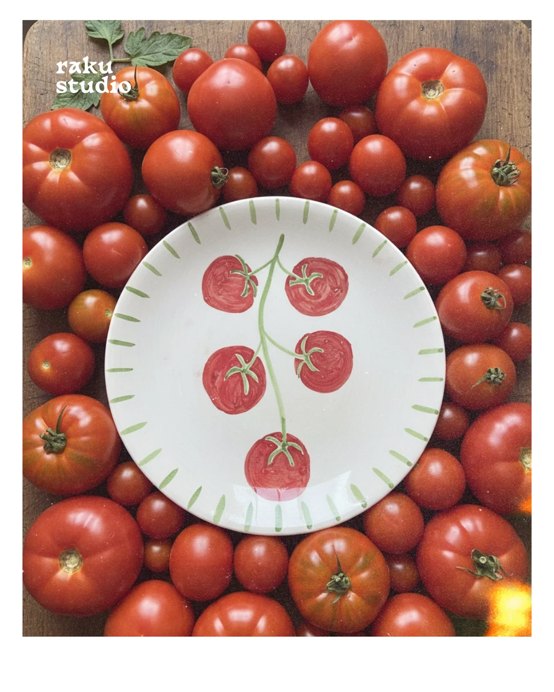 Tomato | Seramik El Yapımı Tabak