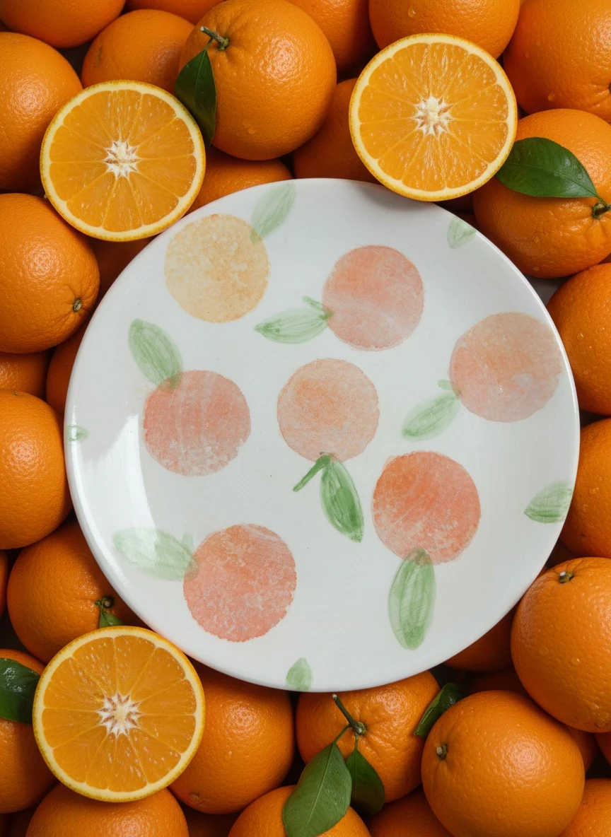 Oranj | Seramik El Yapımı Tabak