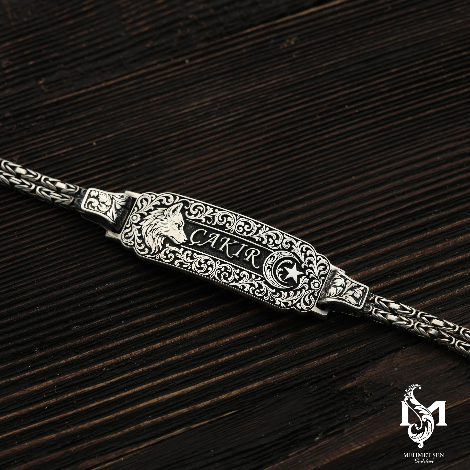 Kişiye Özel Gümüş Erkek Bileklik Modeli