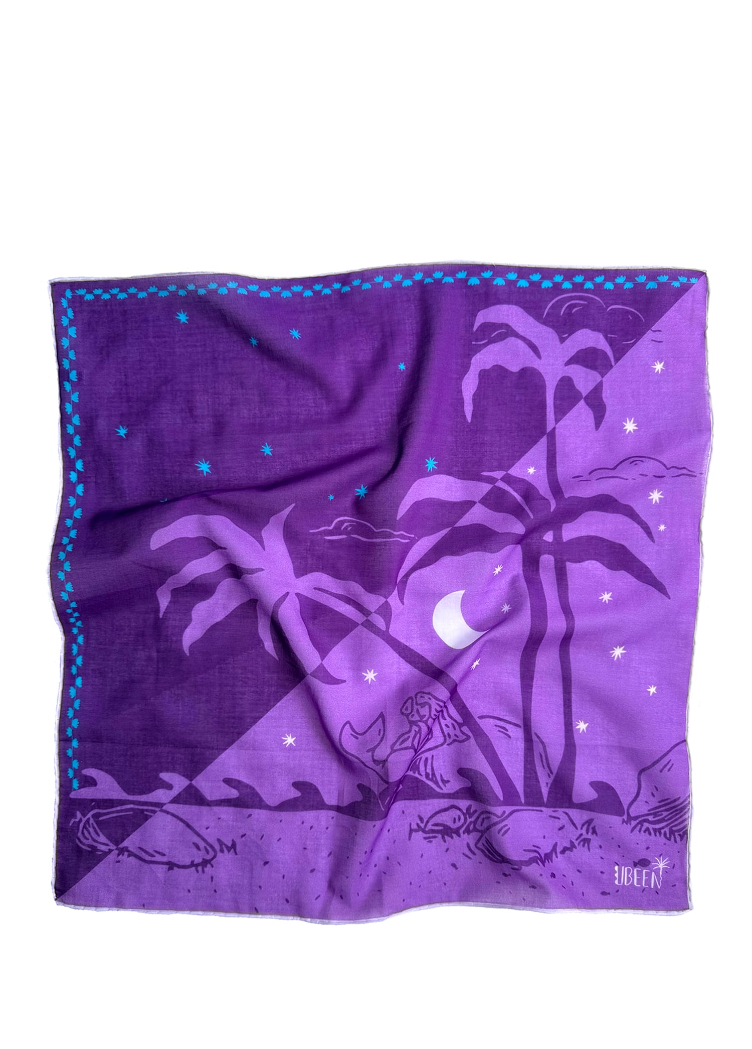 Bandana Lavanta Saati Mor Lila