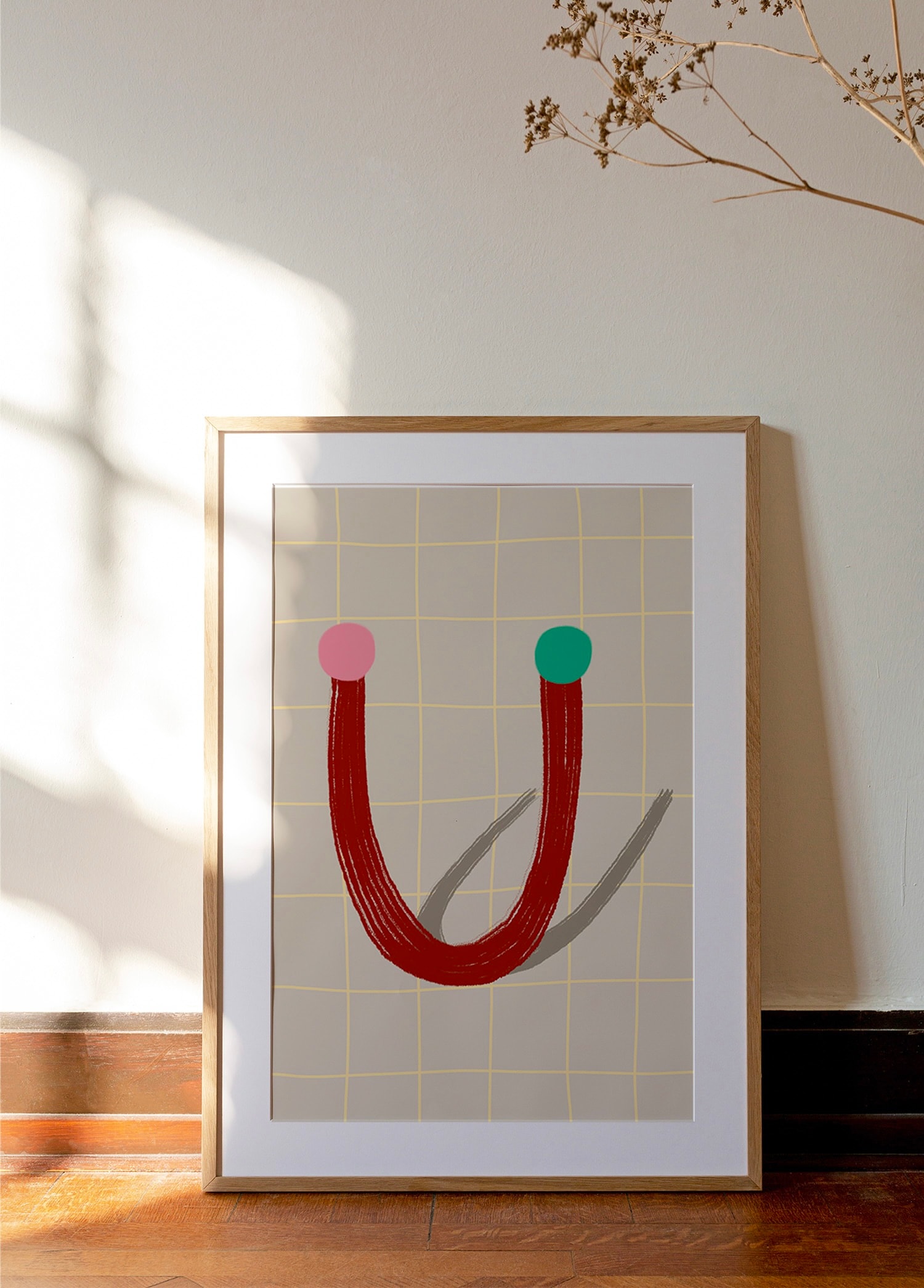 Monogram Çocuk Odası Poster /Tüm Harfler