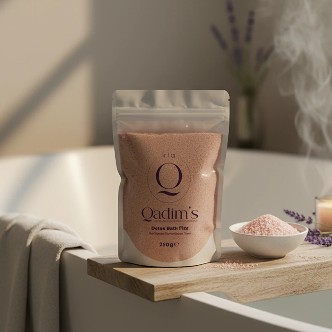 Qadim's Detox Banyo Tozu Gül Kokulu 250 GR
