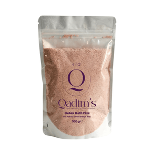 Qadim's SLS Free Detox Banyo Tozu Gül Kokulu - Bath Fizz 100 GR